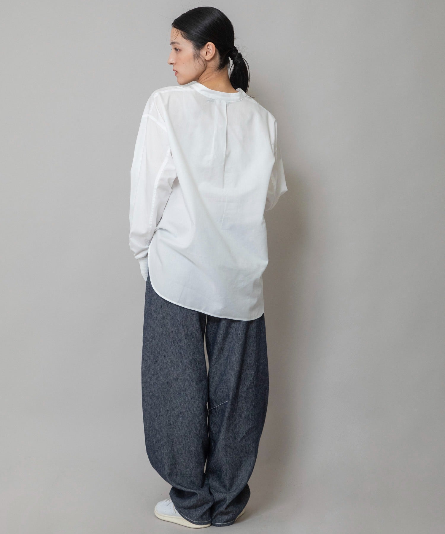 定番】 コットンリヨセルオックスリブカフシャツ – Munich web shop