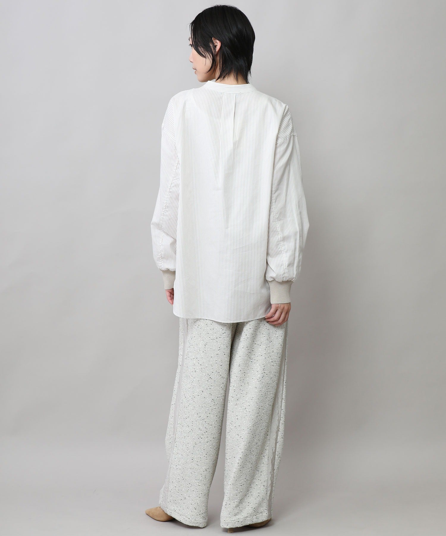 定番】 コットンリヨセルオックスリブカフシャツ – Munich web shop