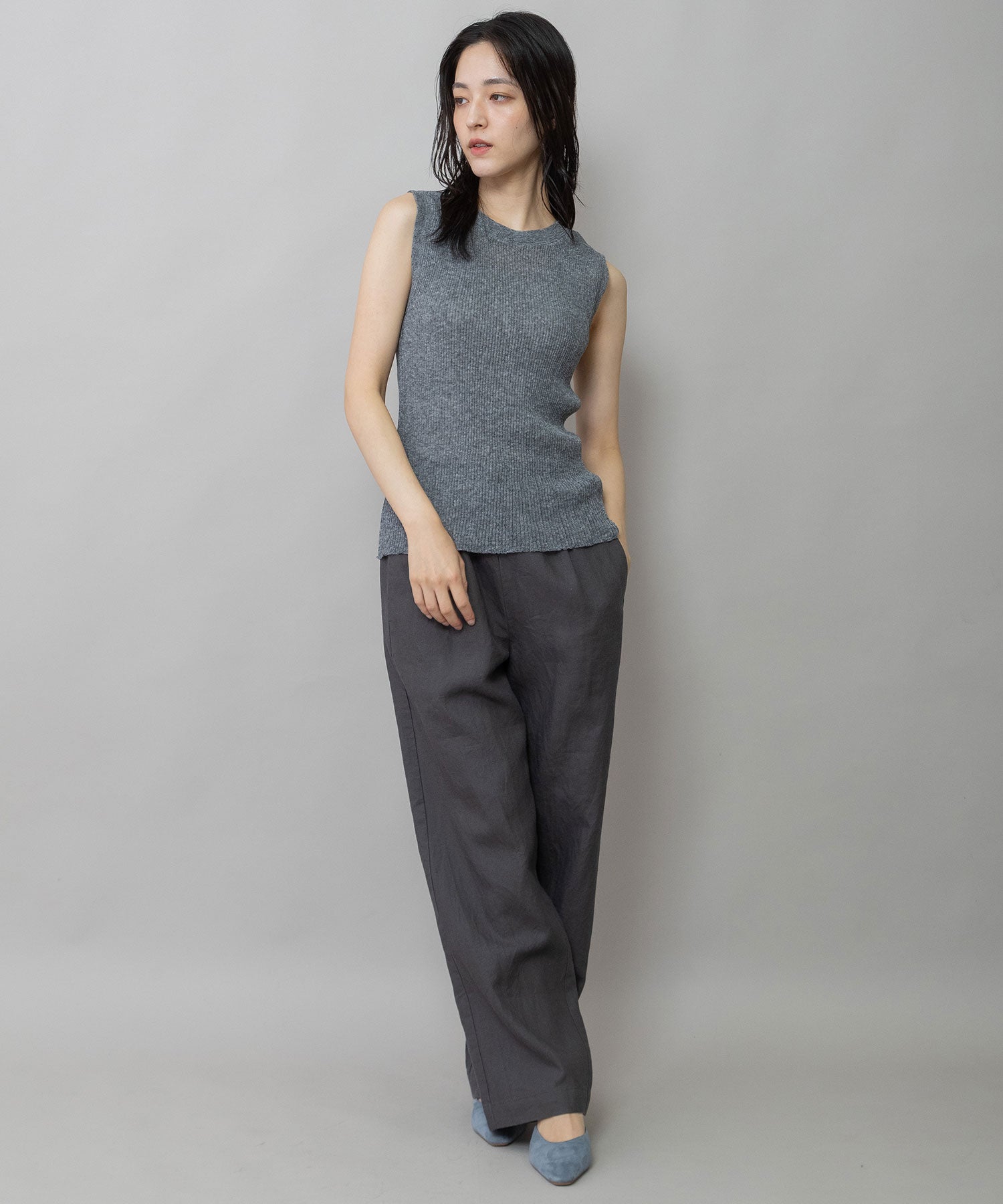 シアーリブニットタンクトップ – Munich web shop