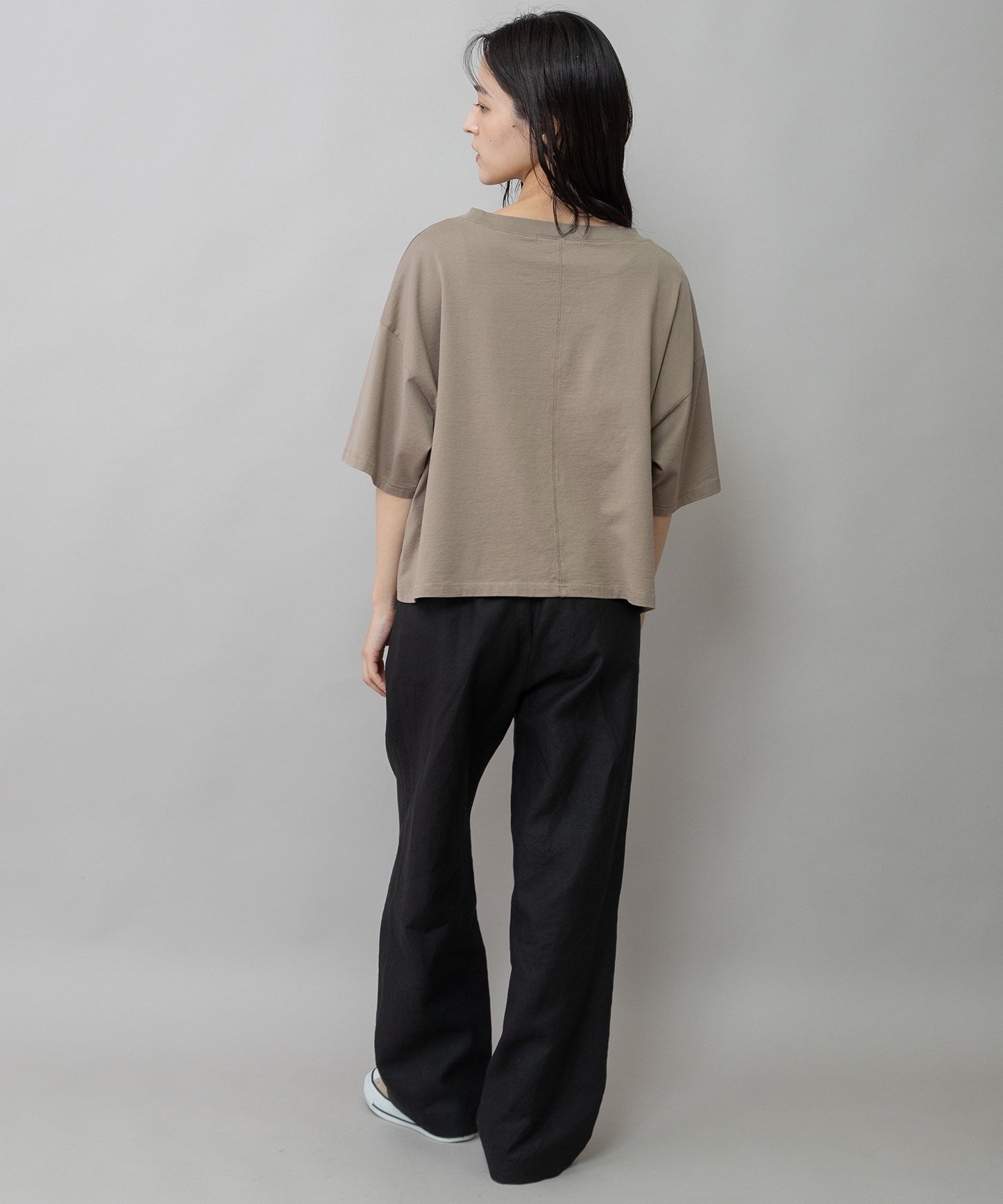 コットンジャージパイソン柄プリントTシャツ