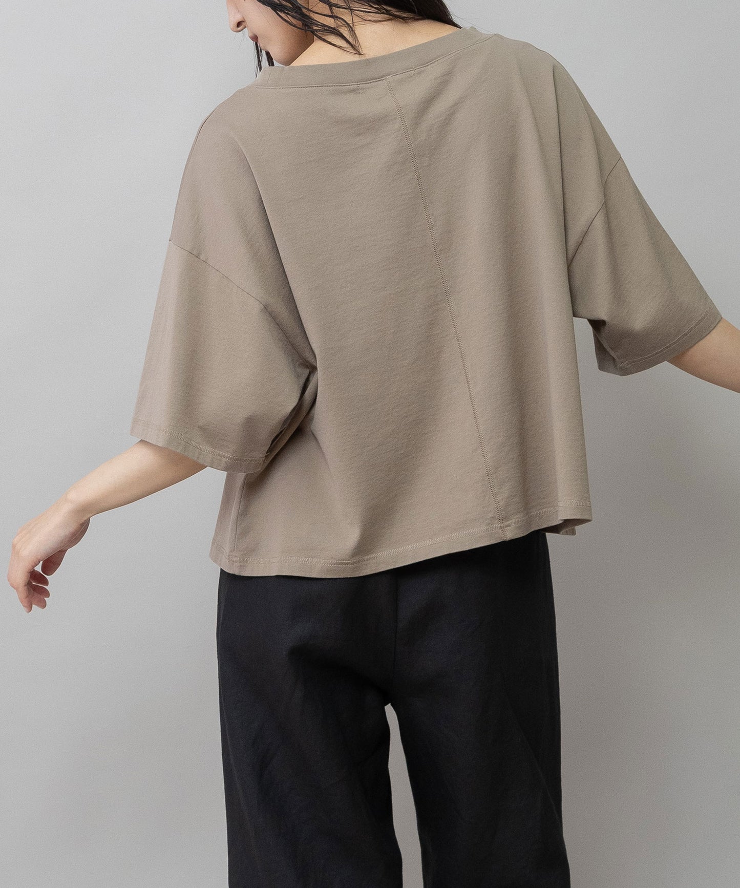 コットンジャージパイソン柄プリントTシャツ