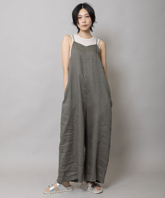 40sフレンチリネンキャンバスコンビネゾン