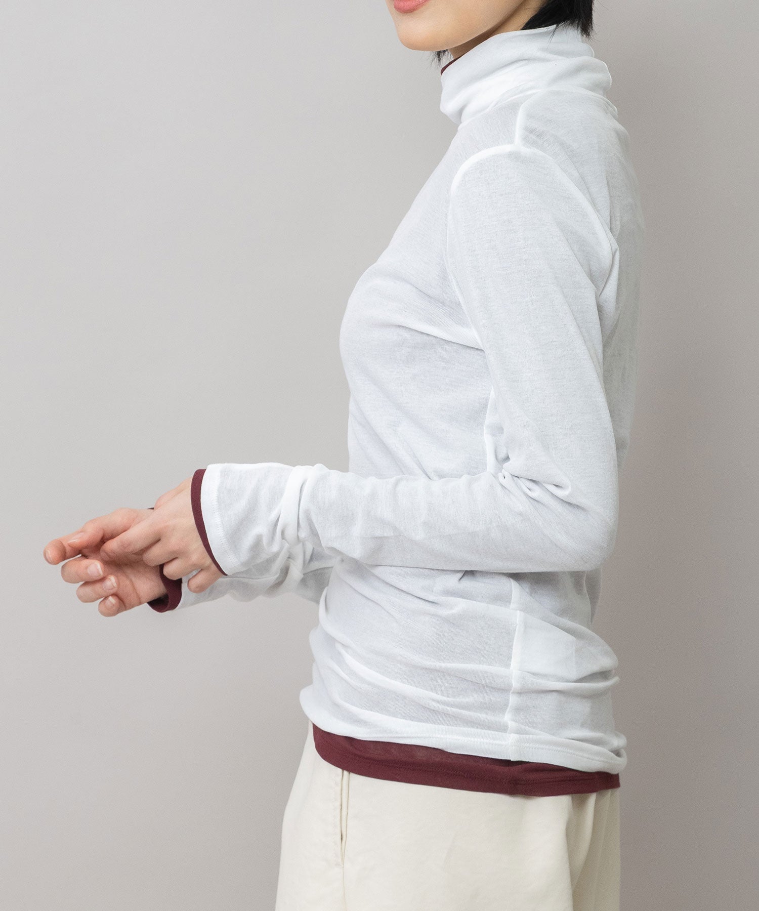 定番】シアーストレッチリブタートルネックプルオーバー – Munich web shop