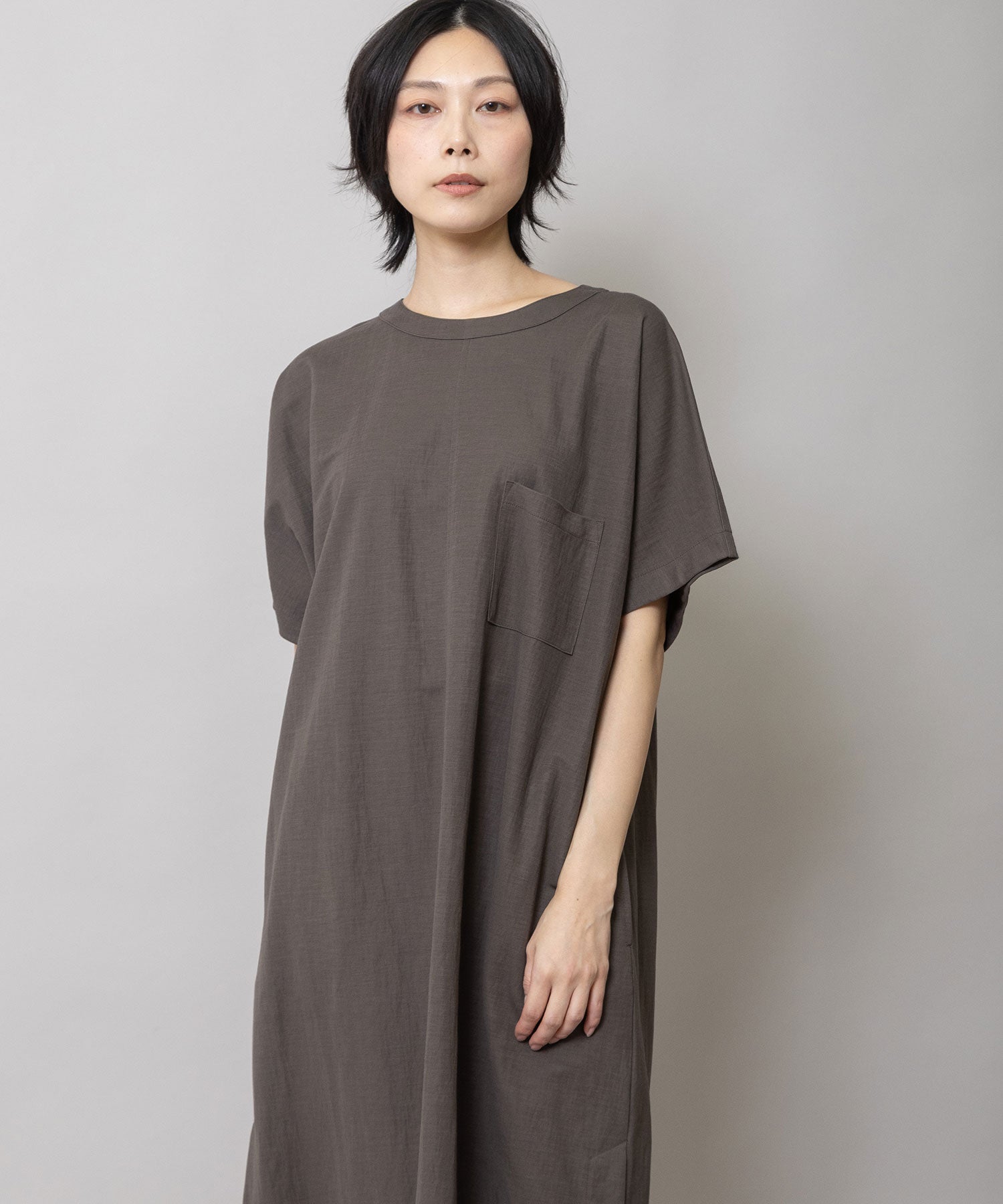 ドライタッチスムースサイドベントTシャツワンピース – Munich web shop