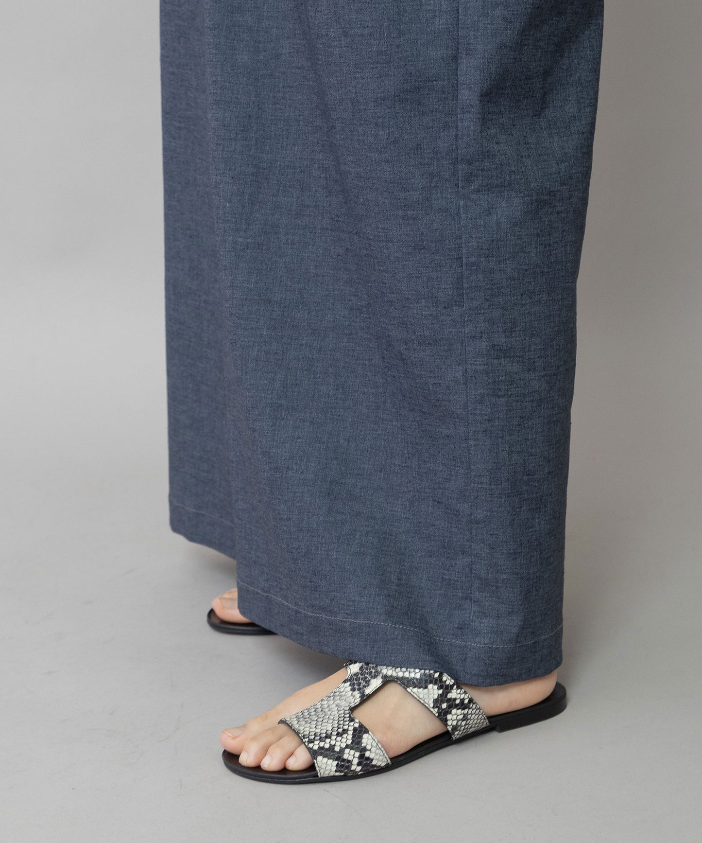 【UVカット】【接触冷感】【速乾性】ヘンプシャンブレーコンビネゾン