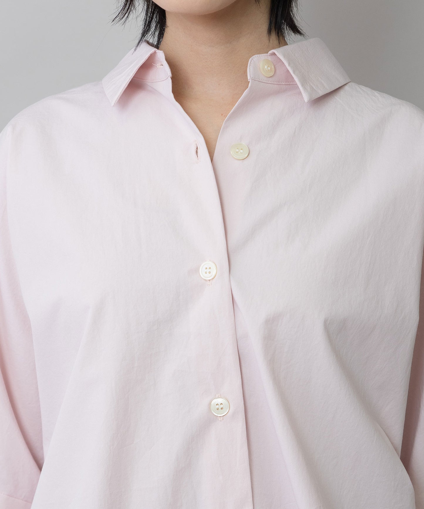 オーガニックコットンタイプライターハーフスリーブシャツ