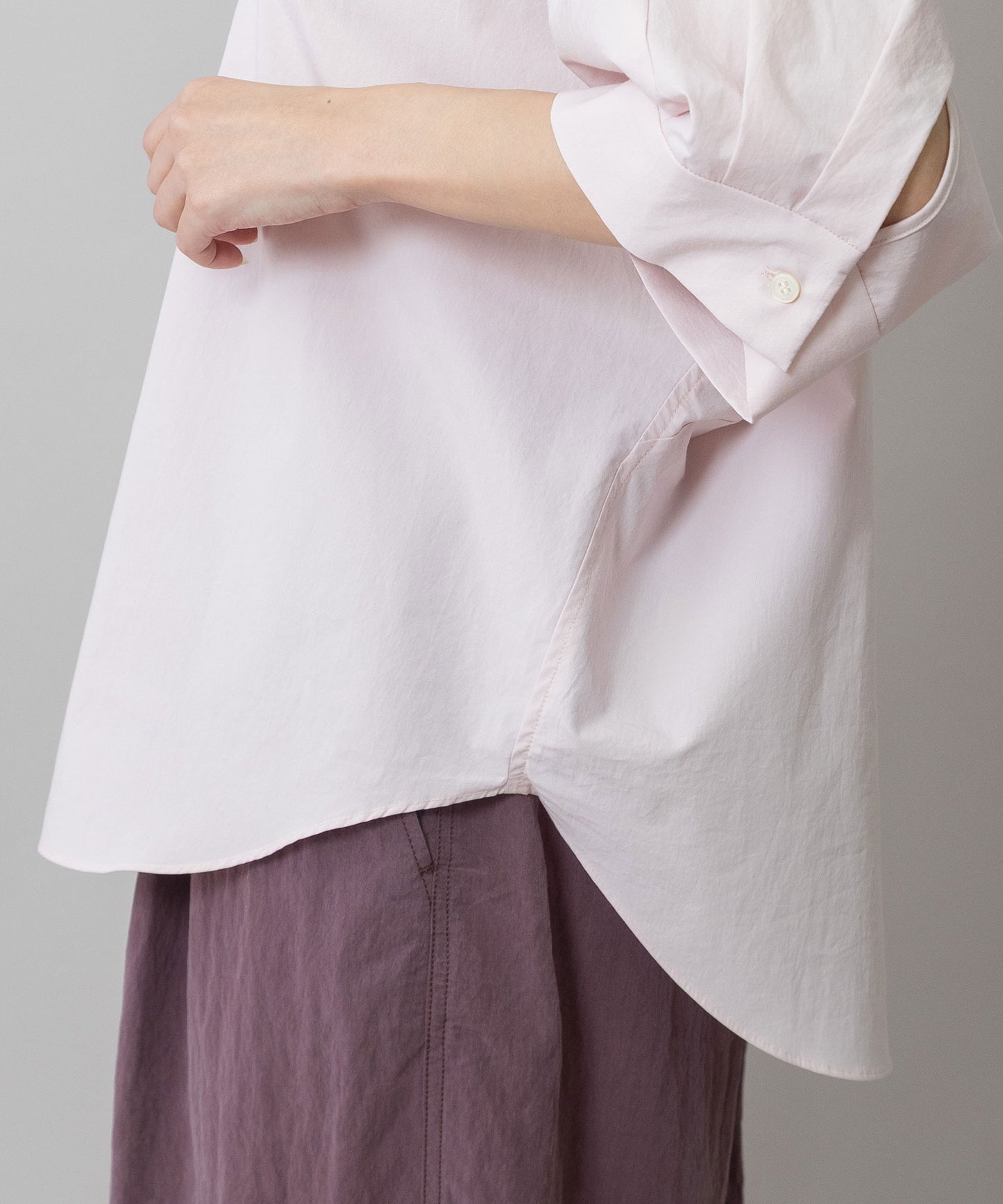 オーガニックコットンタイプライターハーフスリーブシャツ