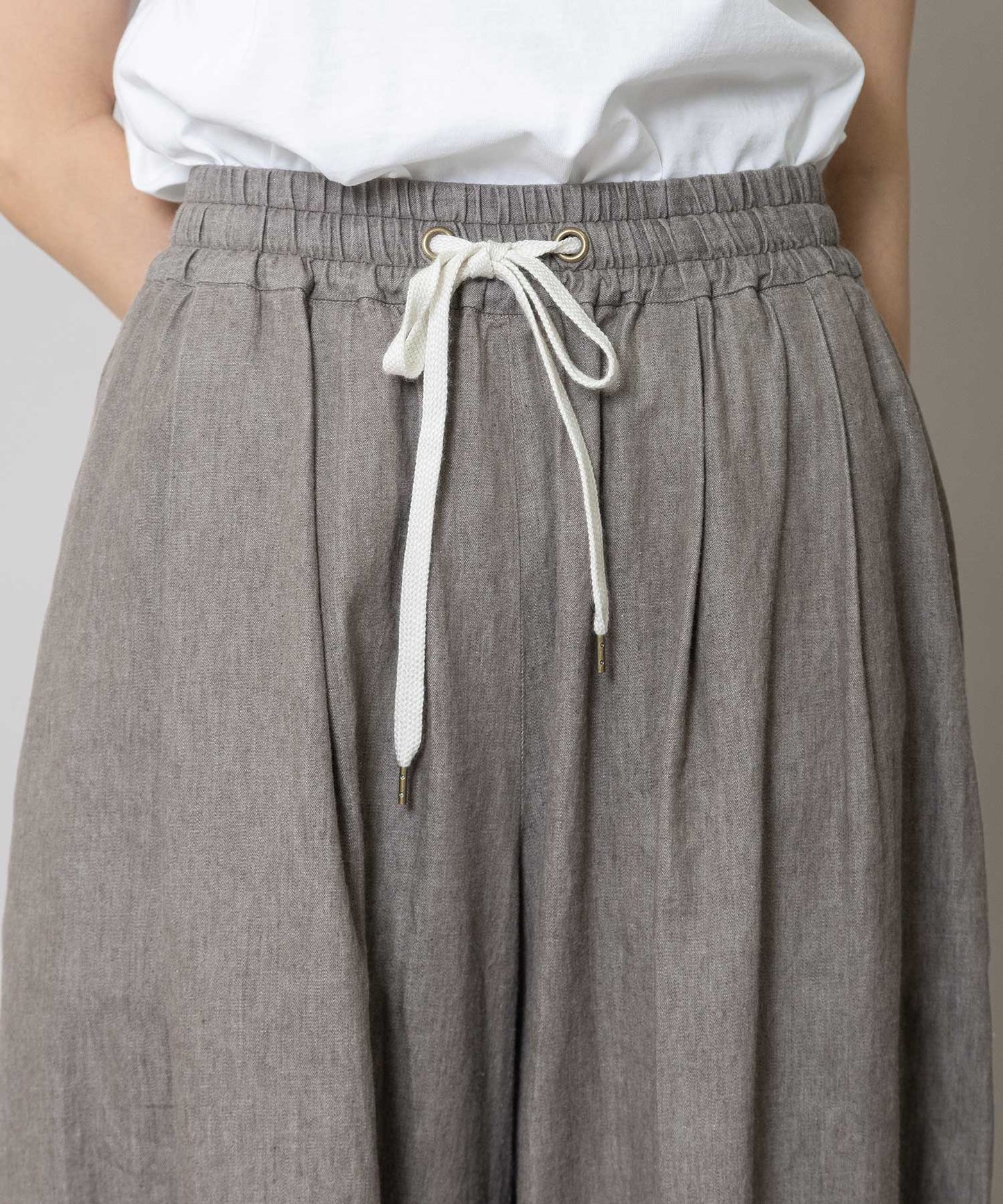 6ozスラブデニムワイドパンツ
