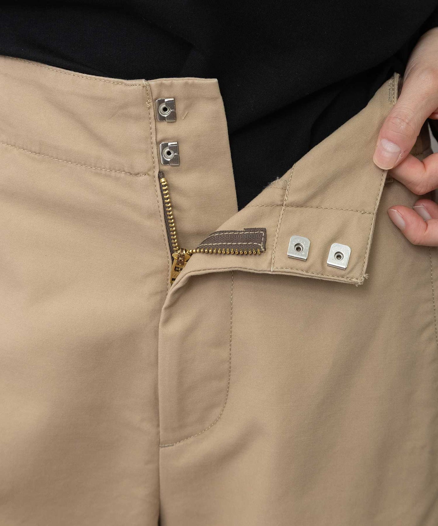 オーガニックコットン バレルチノパンツ