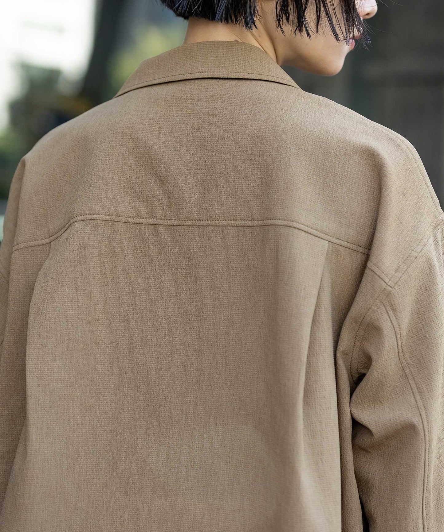 【UVカット】【防シワ】【ウォッシャブル】ストレッチサップジャケット