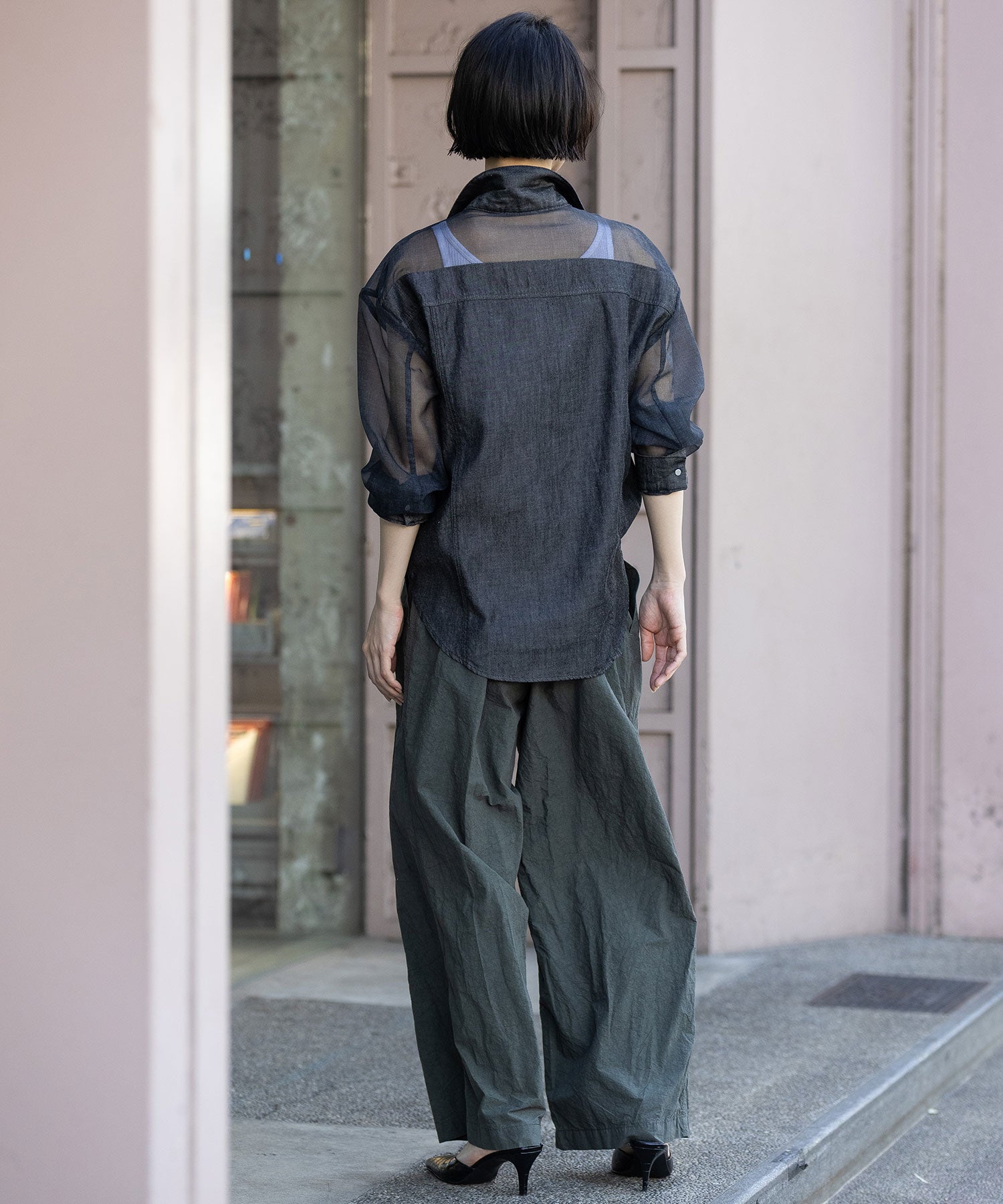 デニム×シアーデニムドッキングシャツ – Munich web shop