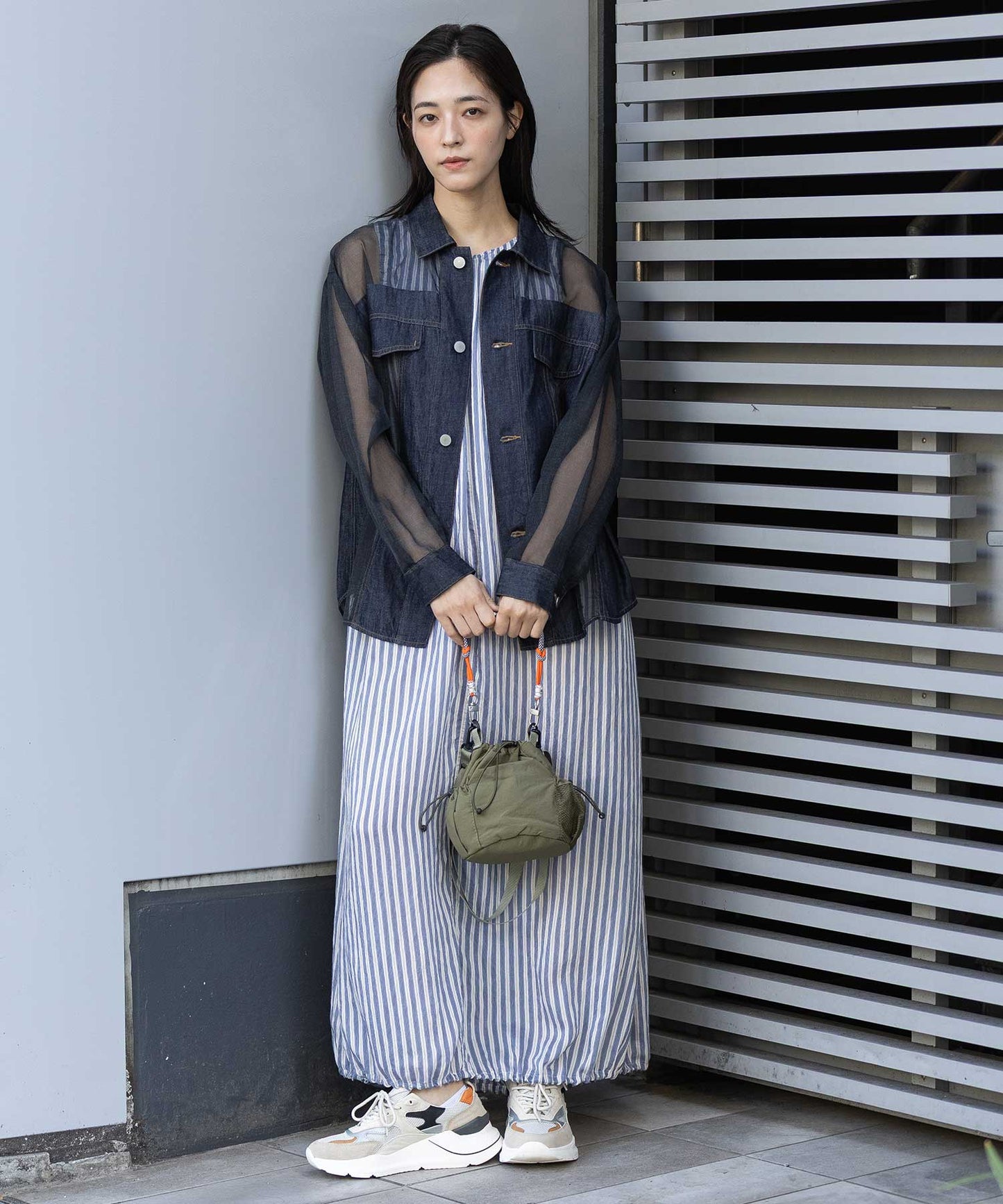 カラフルロープドローストリング2wayバッグ