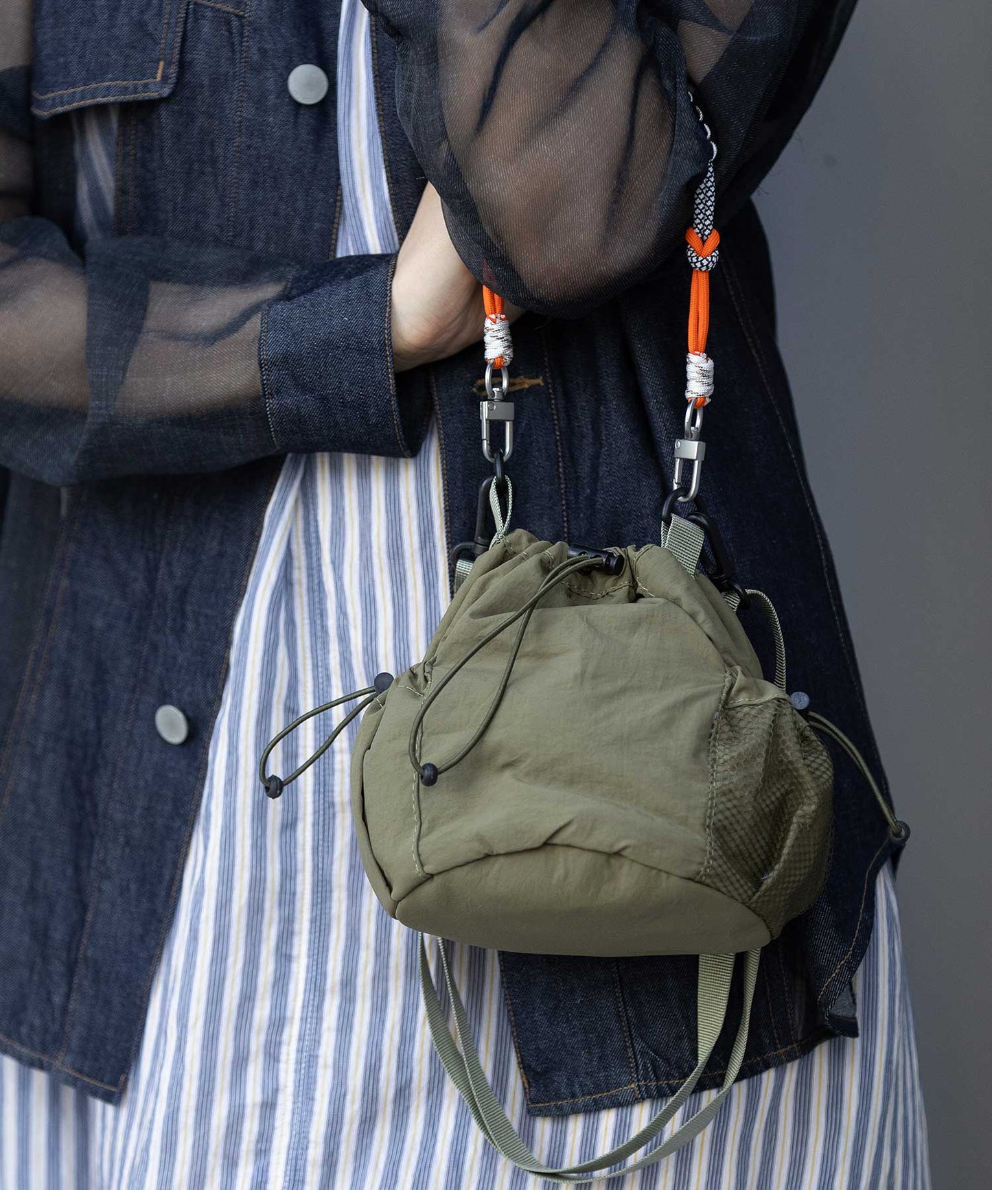 カラフルロープドローストリング2wayバッグ