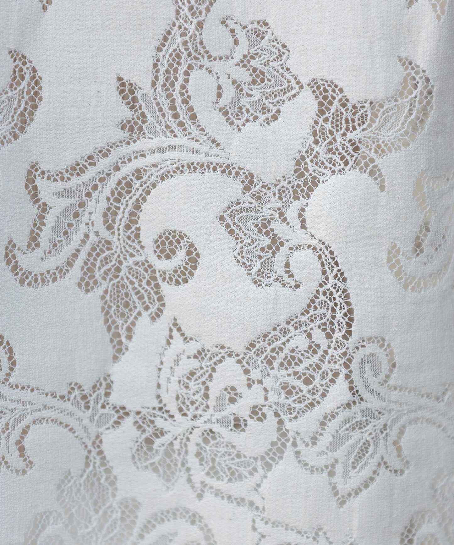 コットンポリエステルレースドッキングブラウス