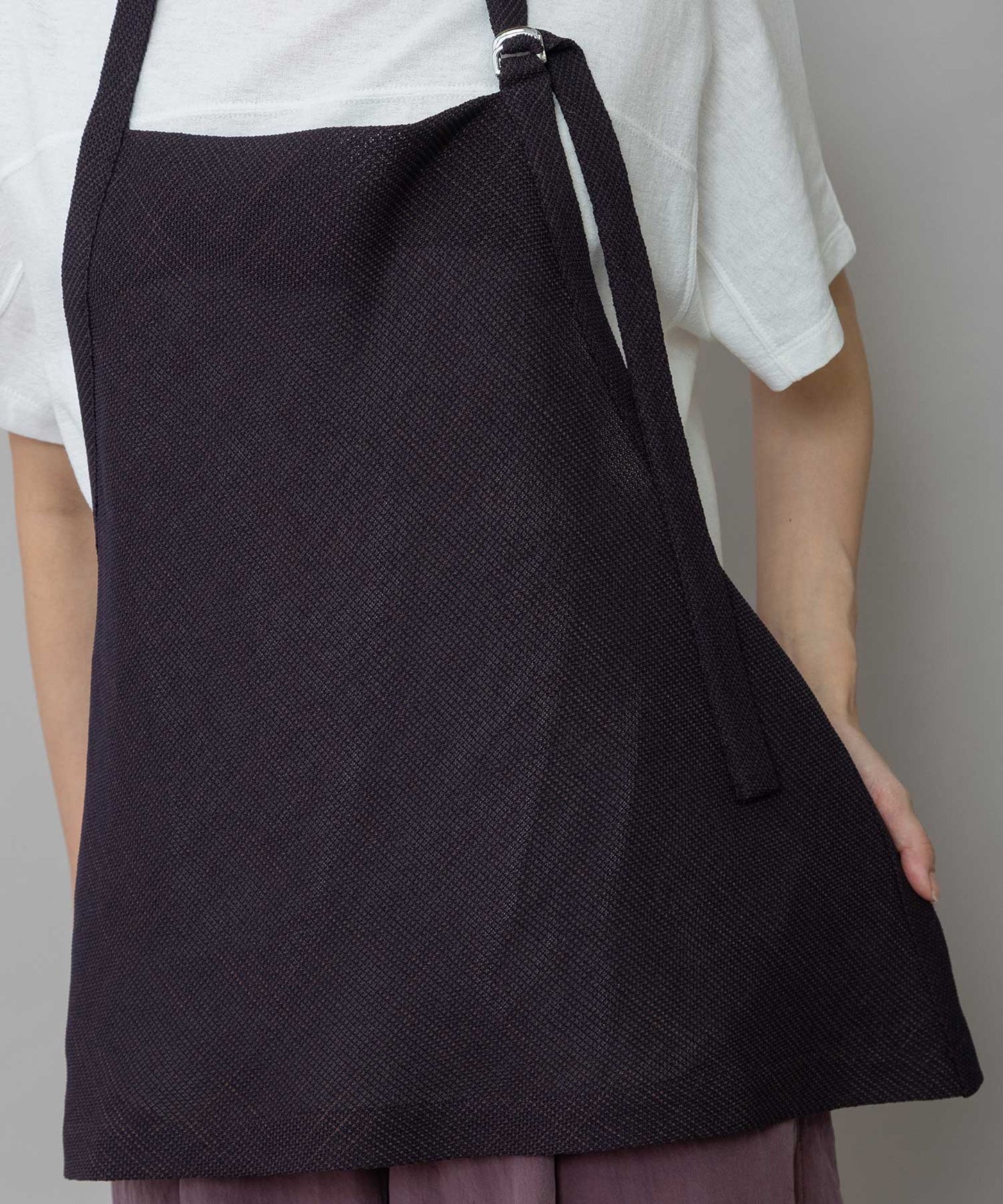 【吸水・速乾性】ポリエステルレーヨンカラミ織りジレ