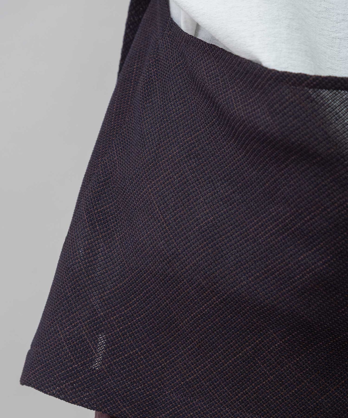 【吸水・速乾性】ポリエステルレーヨンカラミ織りジレ