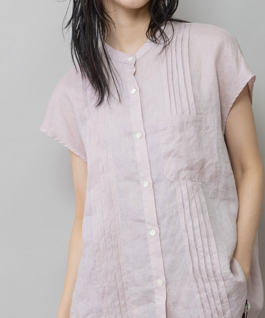 【吸水性】【発散性】60sフレンチリネンタックシャツ