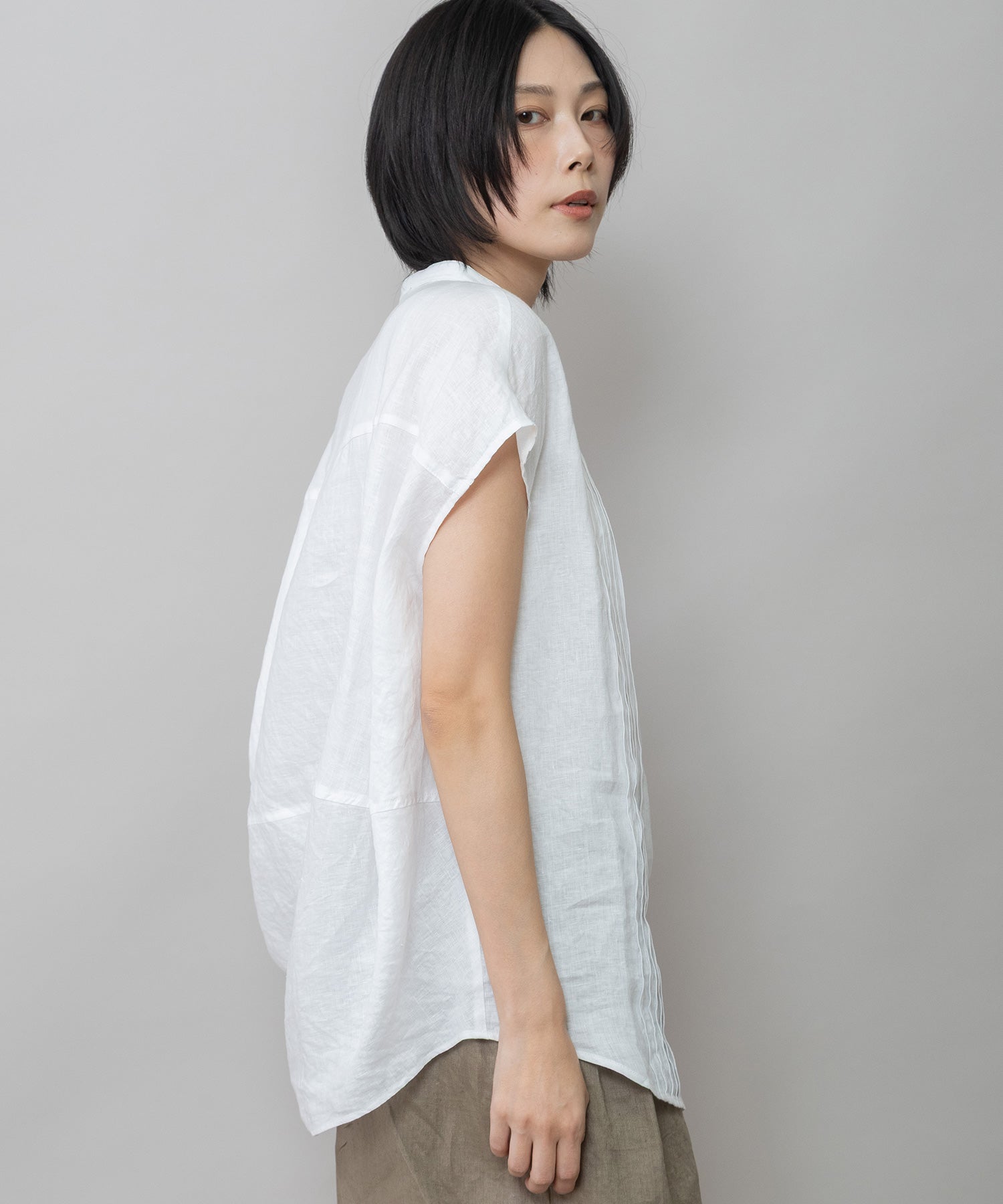 吸水性】【発散性】60sフレンチリネンタックシャツ – Munich web shop