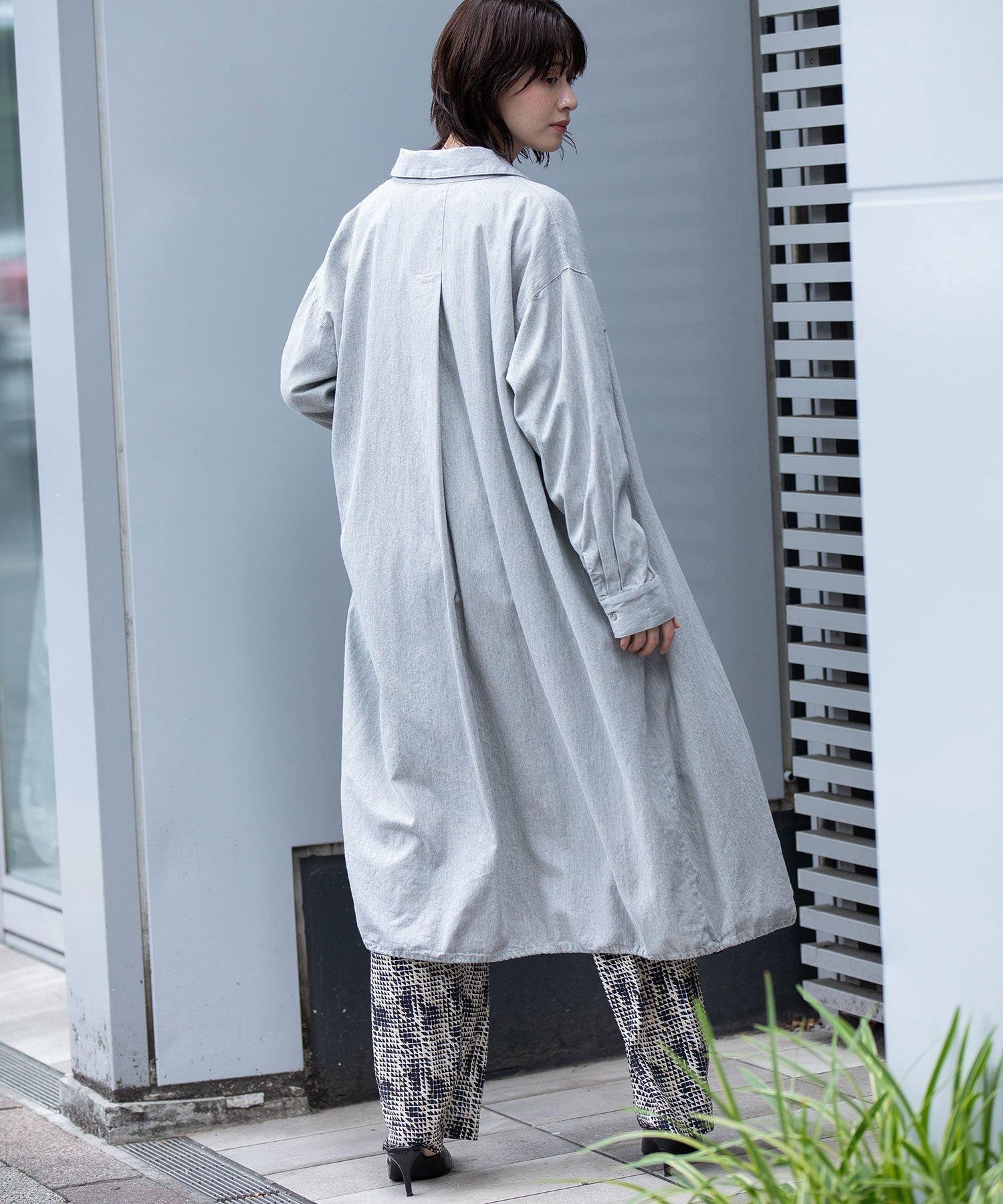 6ozスラブデニムシャツワンピース/ライトアウター – Munich web shop