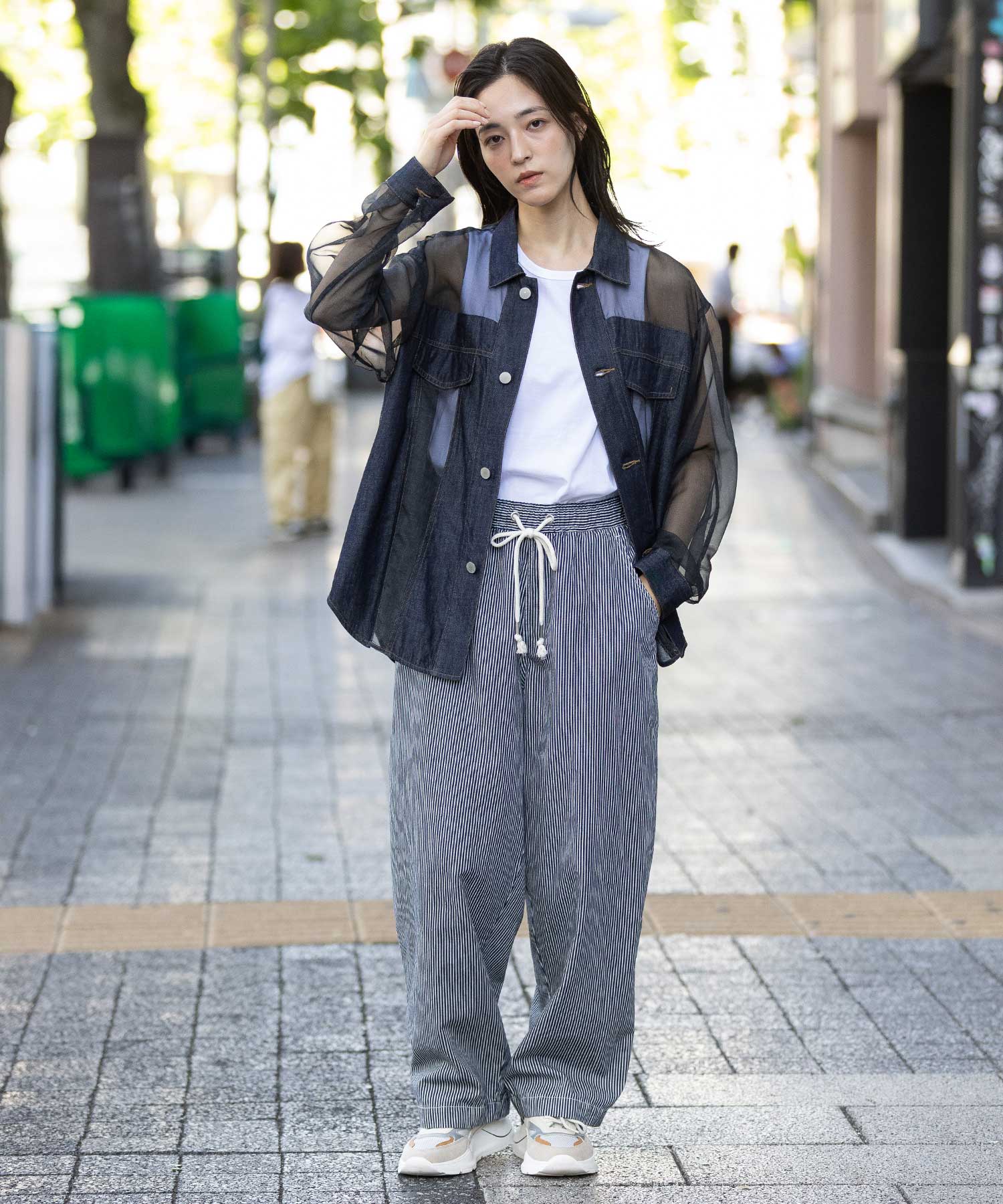 デニム×シアーデニムドッキングシャツ – Munich web shop