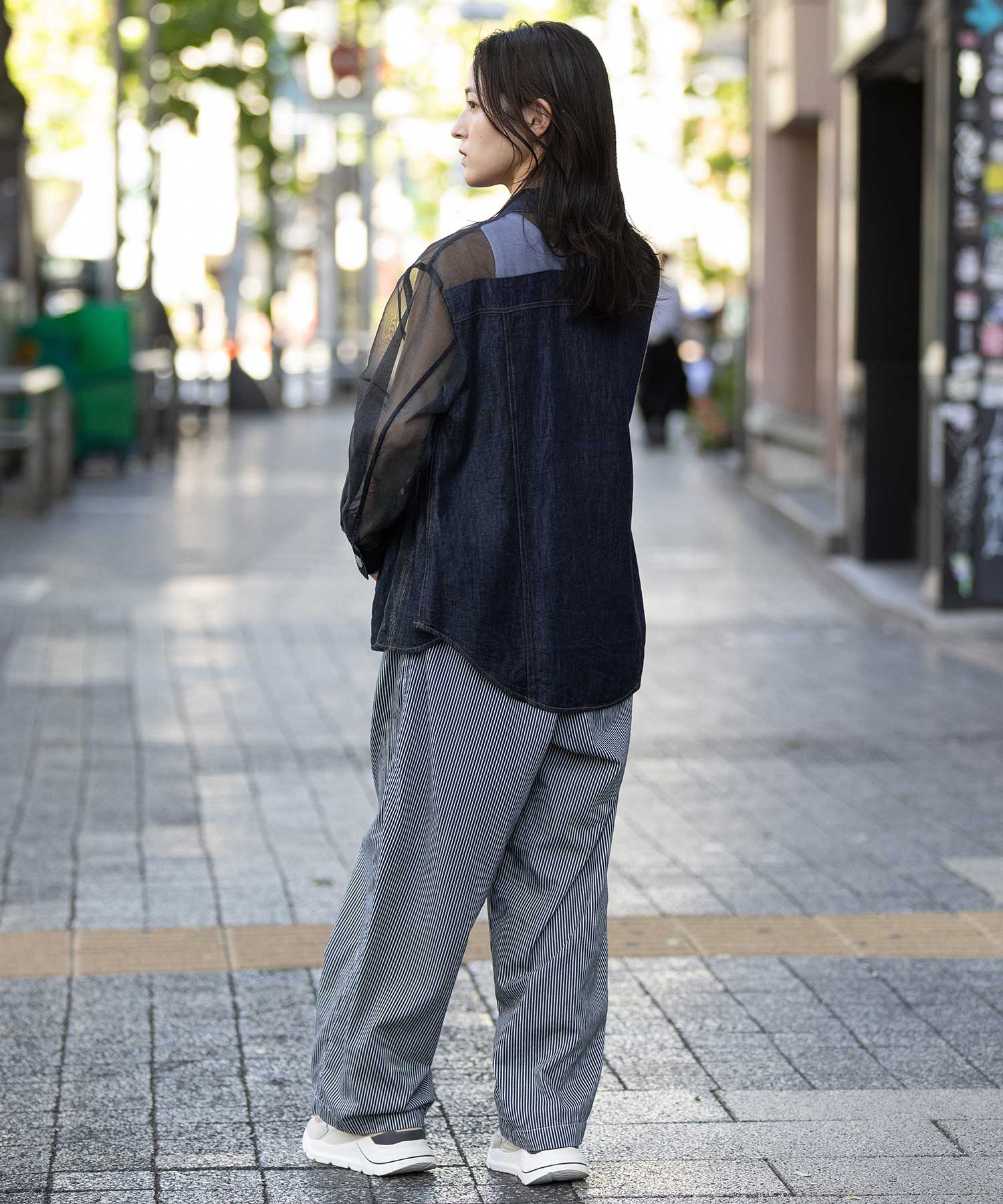 デニム×シアーデニムドッキングシャツ – Munich web shop