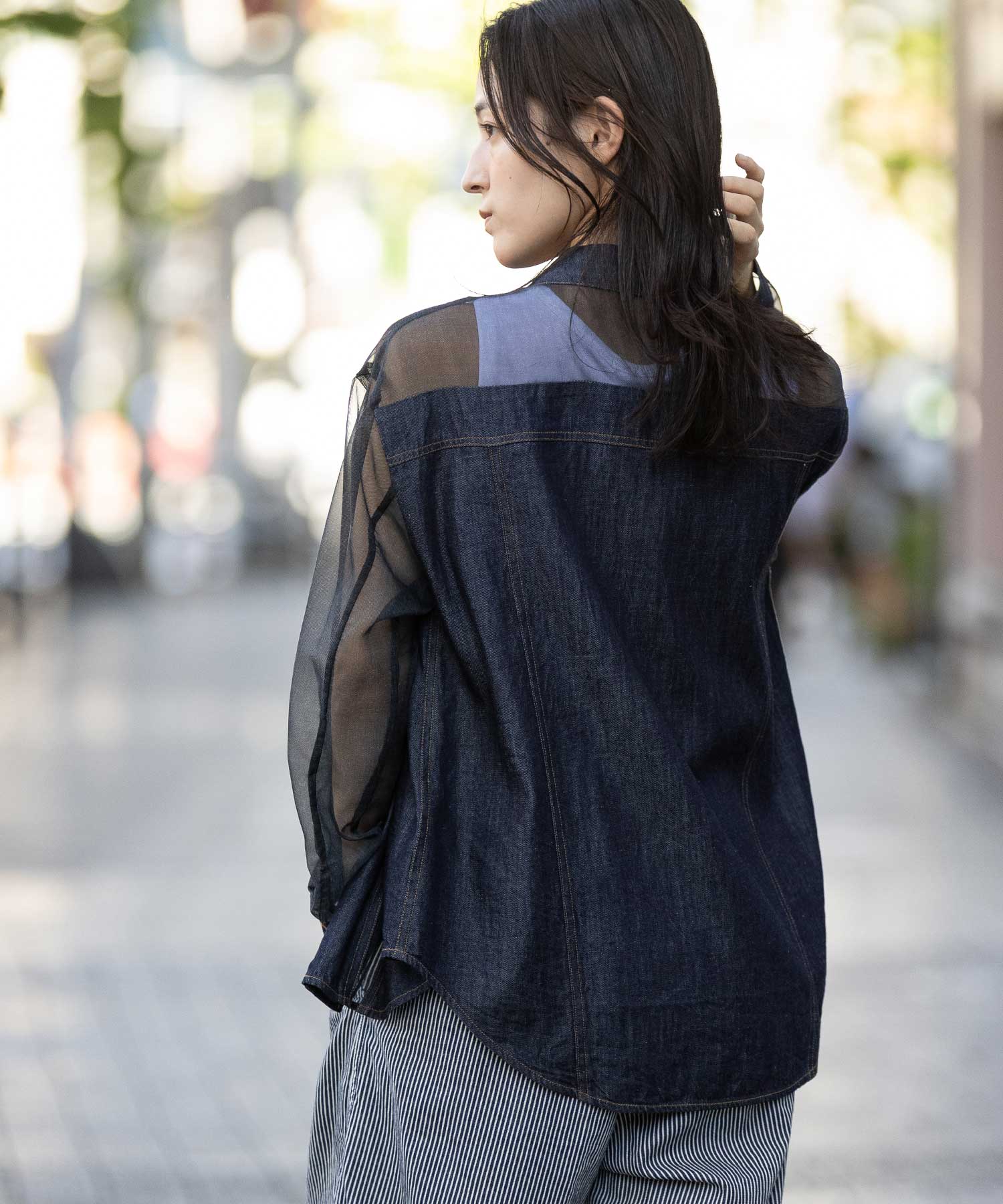 デニム×シアーデニムドッキングシャツ – Munich web shop