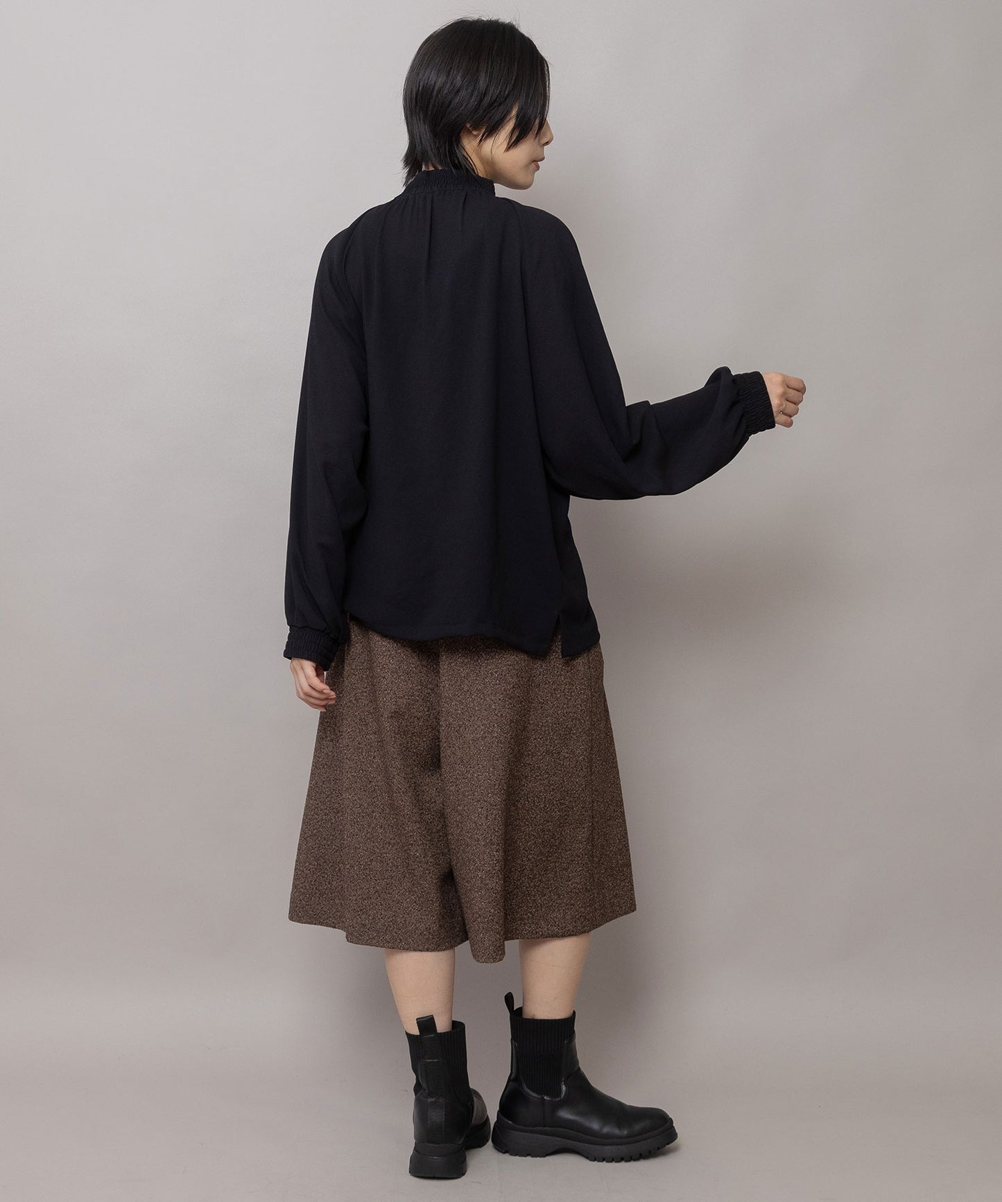 ウーリーネップツイード バミューダパンツ