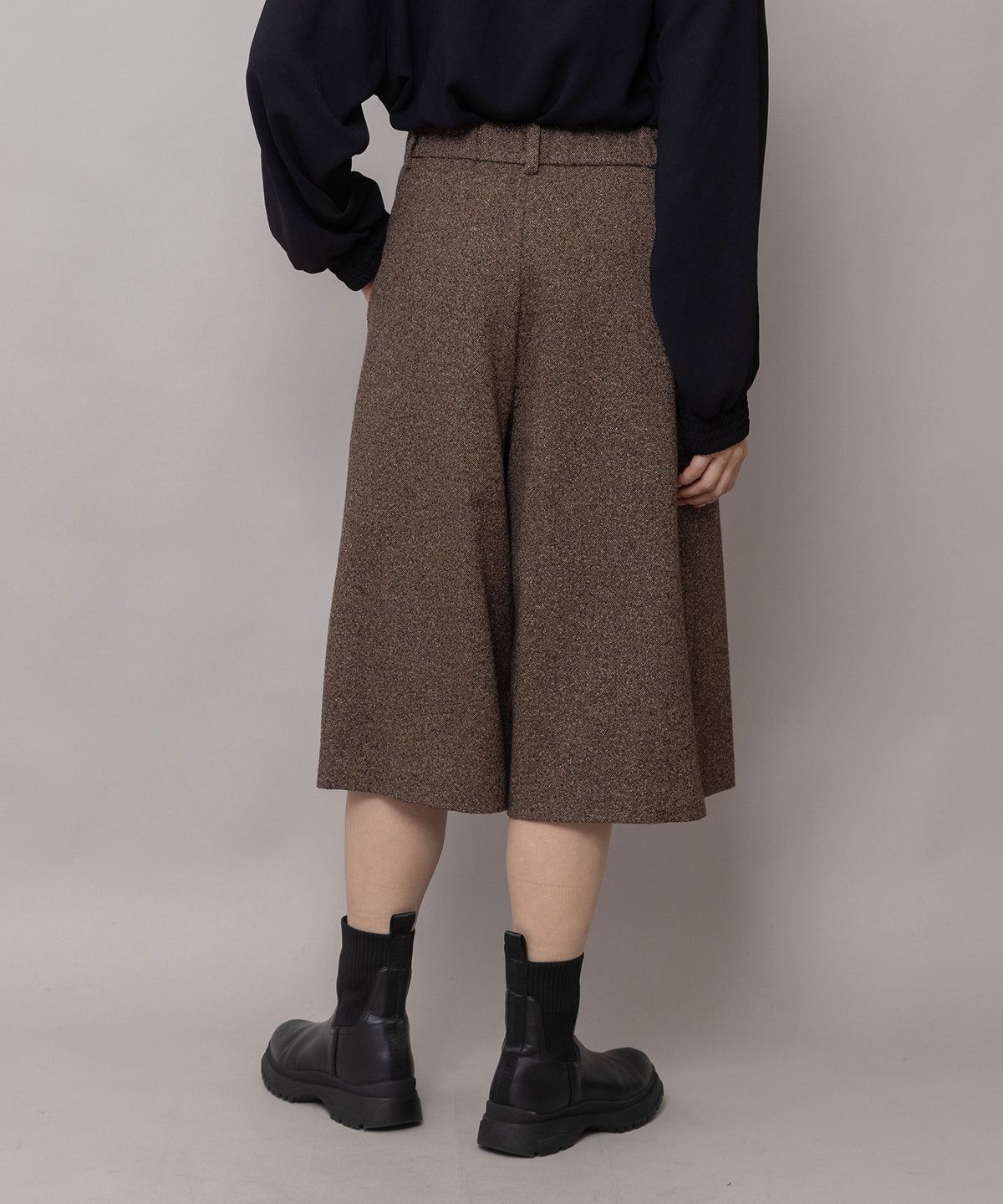 ウーリーネップツイード バミューダパンツ