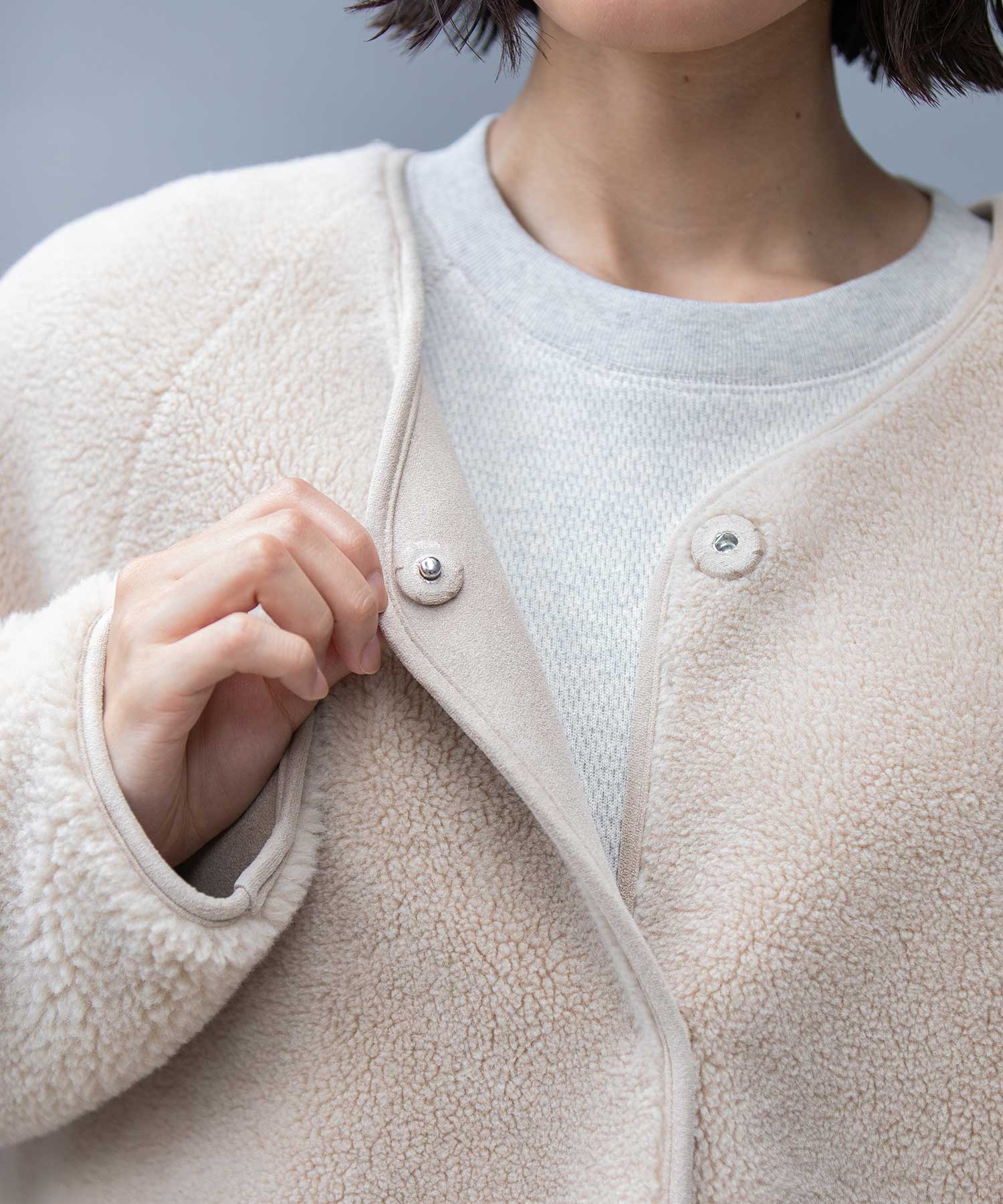 Munich ウールシープボアムートンピーコート Munich（ミューニック）の「ウールシープボアムートンピーコート