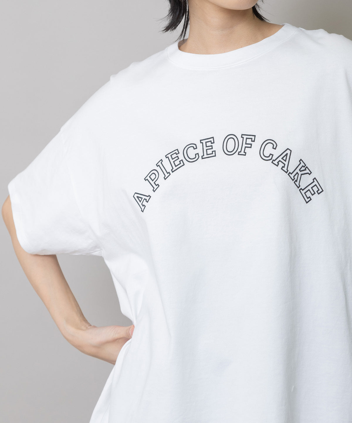 A PIECE OF CAKE”ロゴプリントTシャツ – Munich web shop