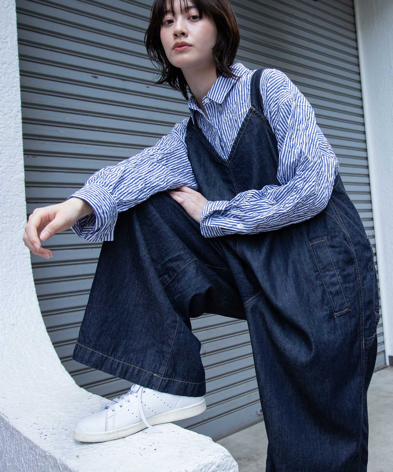 コットンリヨセルデニムコンビネゾン – Munich web shop