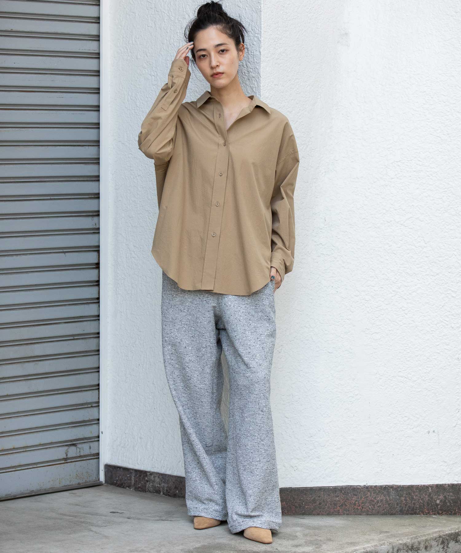 定番】コットンブロードバックコクーンシャツ – Munich web shop