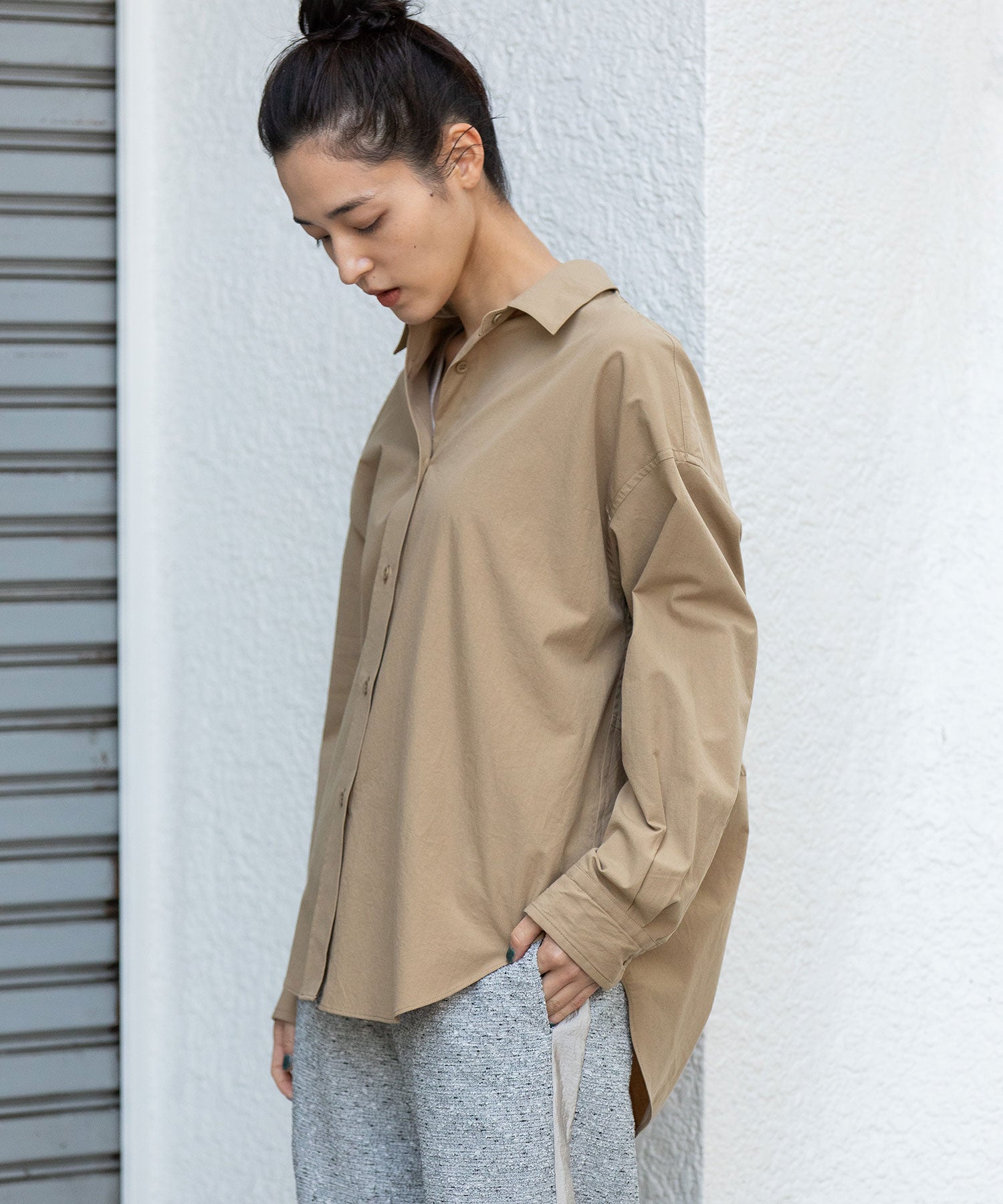 定番】コットンブロードバックコクーンシャツ – Munich web shop