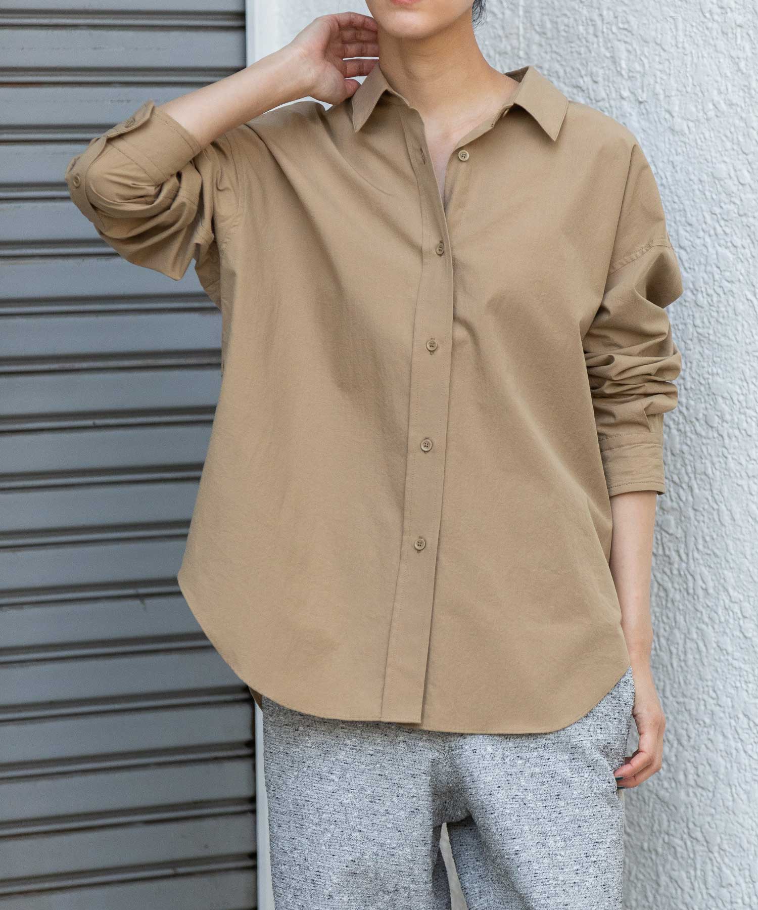 定番】コットンブロードバックコクーンシャツ – Munich web shop