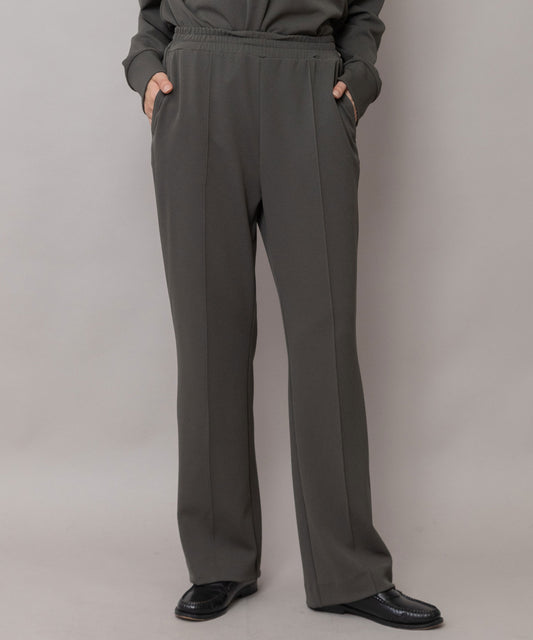 ストレッチジョーゼット センタープリーツパンツ