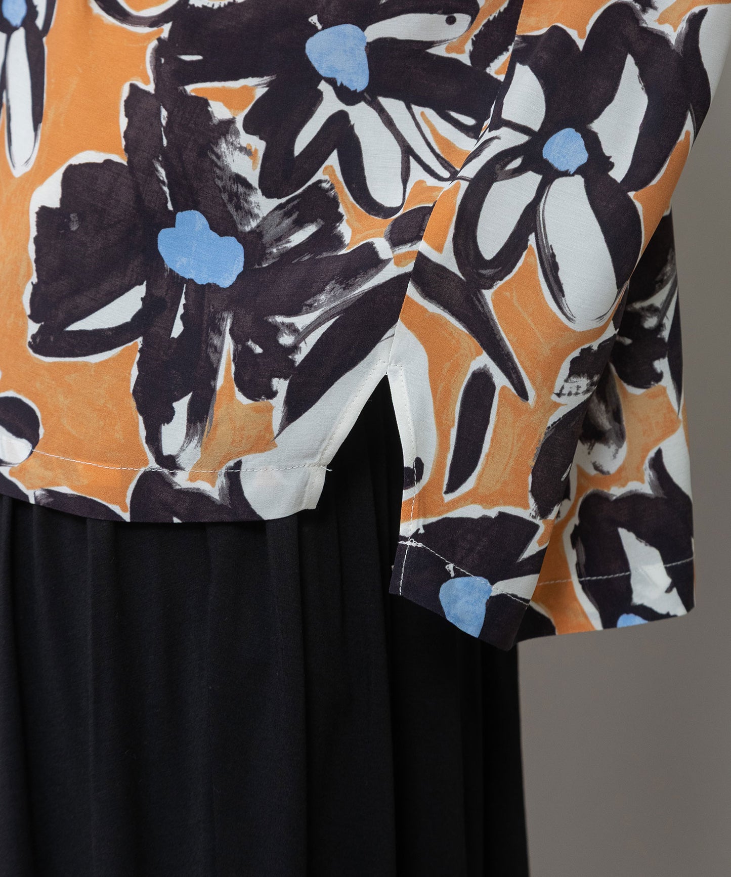 【Turkey】イペカプリントタックブラウス