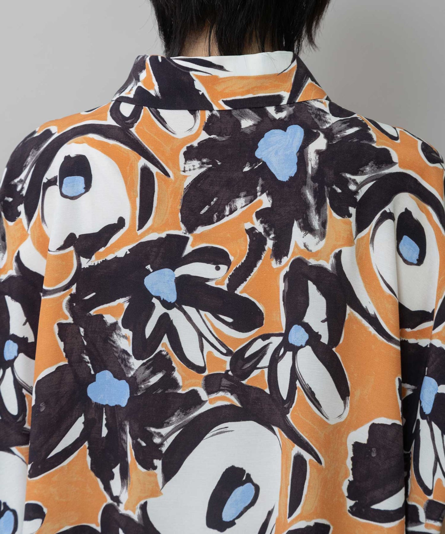 【Turkey】イペカプリントタックブラウス