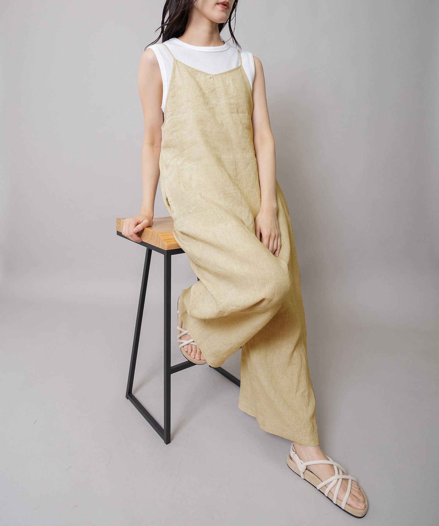 40sフレンチリネンキャンバスコンビネゾン – Munich web shop