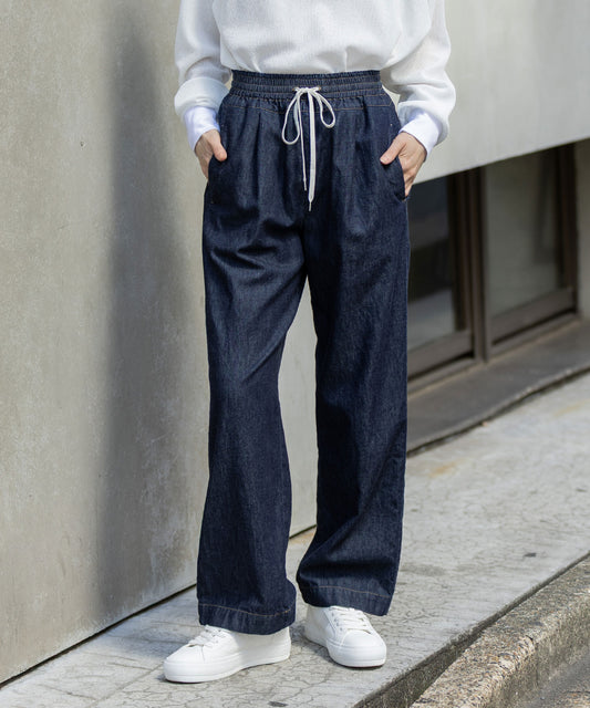 6ozスラブデニムイージーパンツ