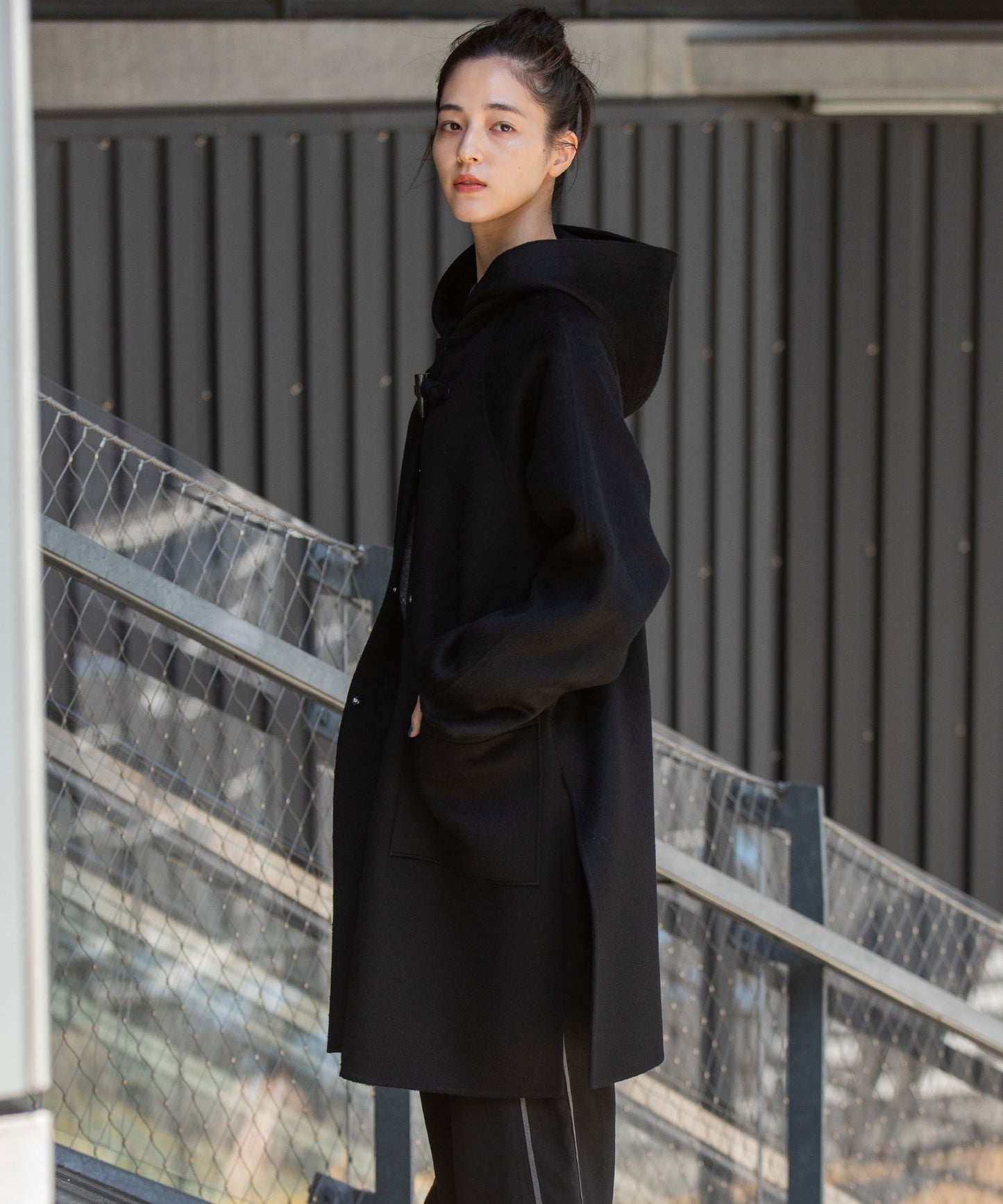 ウールダブルビーバーダッフルコート