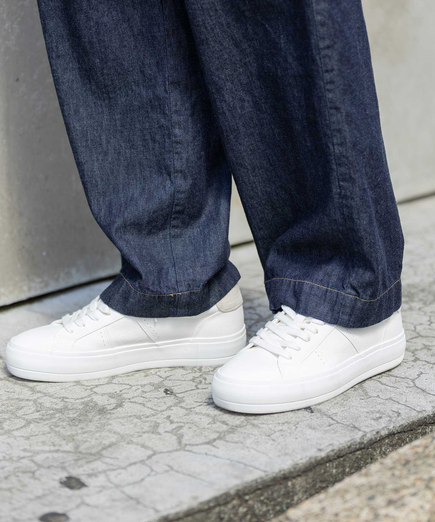 6ozスラブデニムイージーパンツ