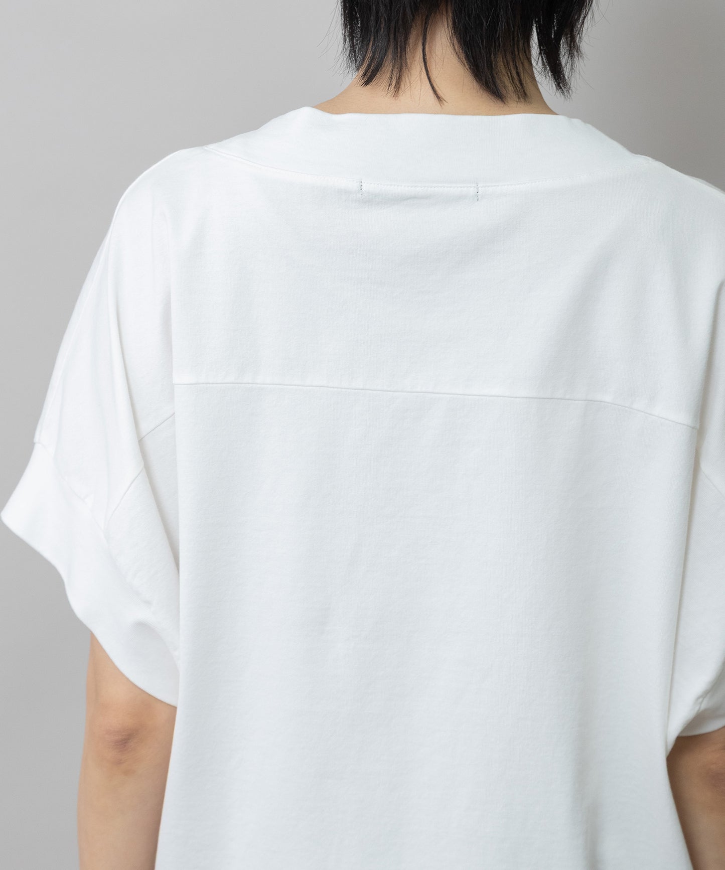 コットンジャージロゴプリントTシャツ