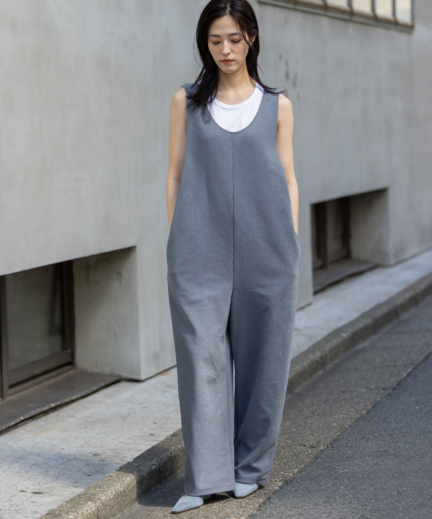 オーガニックコットンパイルコンビネゾン