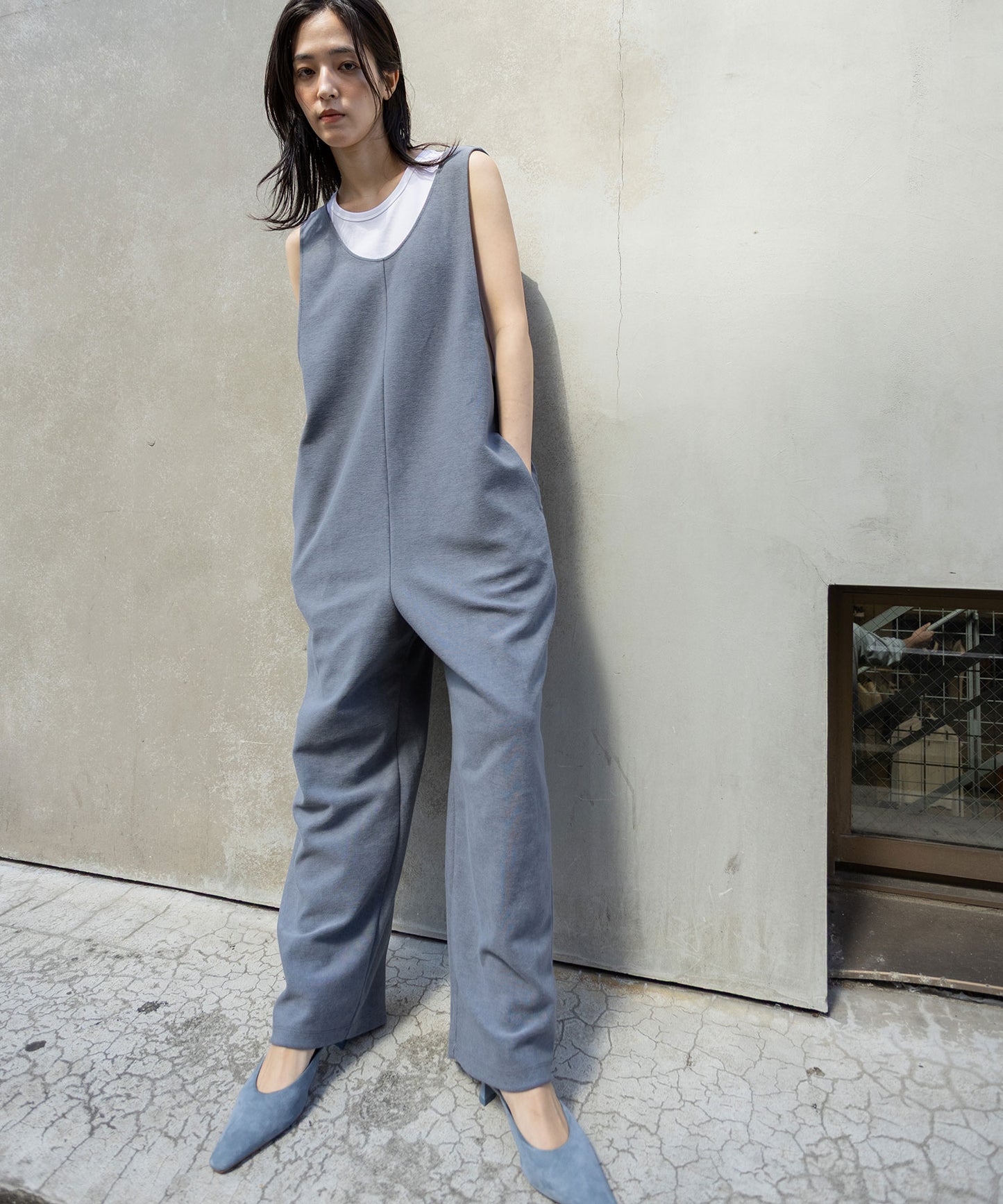 オーガニックコットンパイルコンビネゾン