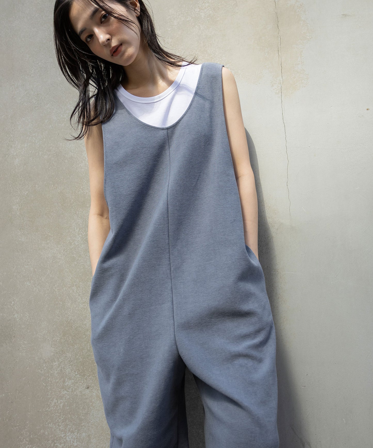 オーガニックコットンパイルコンビネゾン