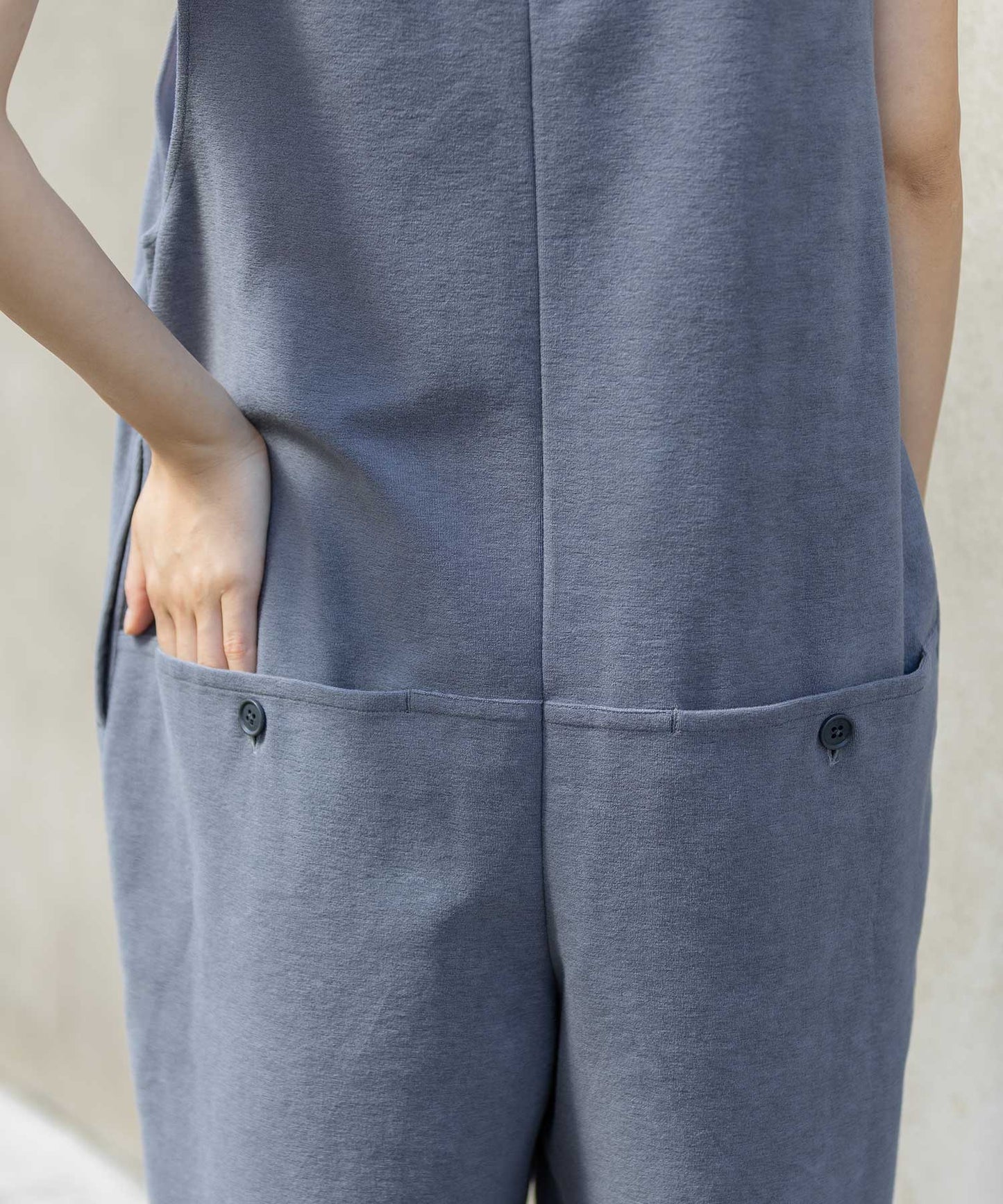 オーガニックコットンパイルコンビネゾン