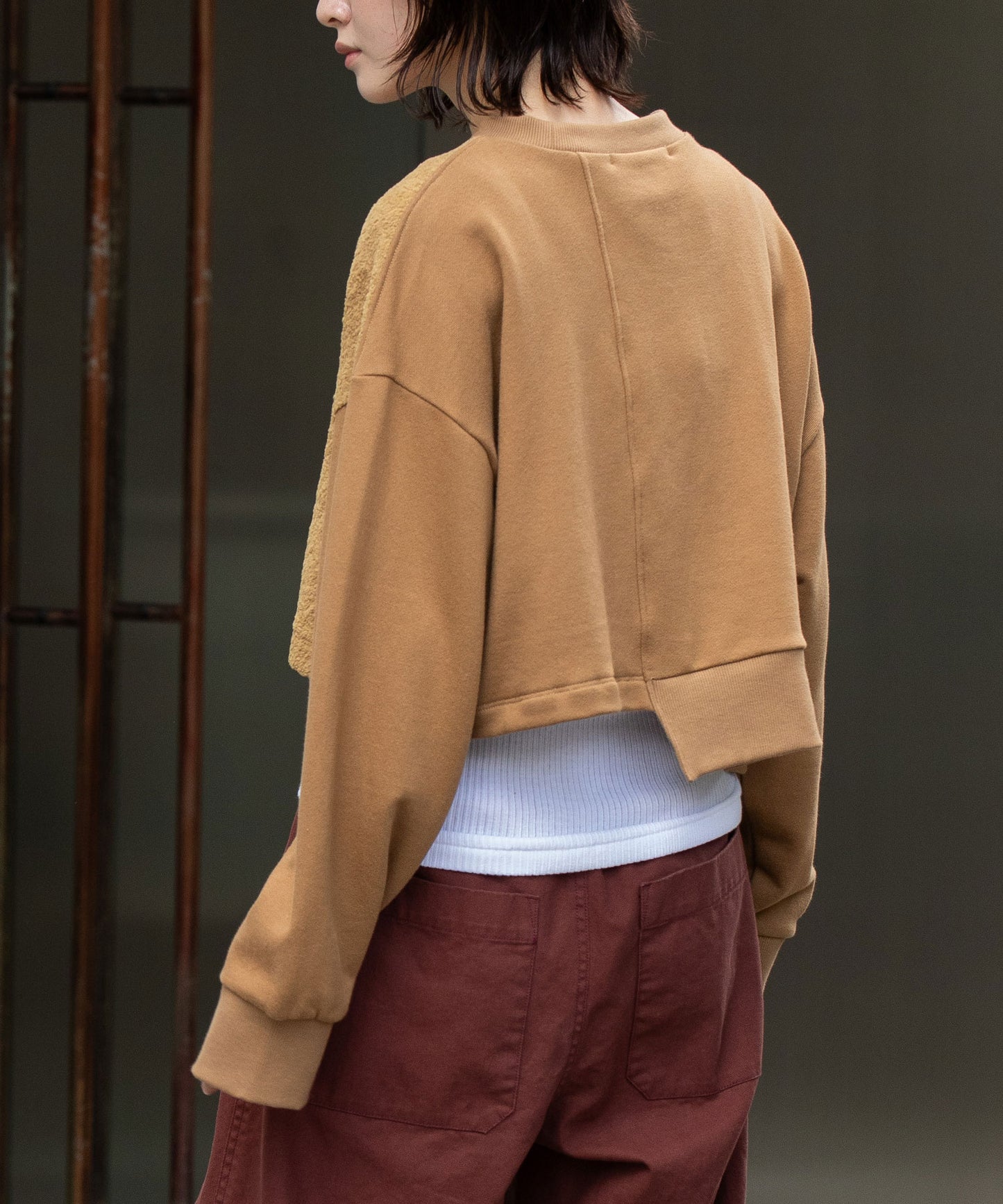 裏毛×チンチラアシンメトリースウェット