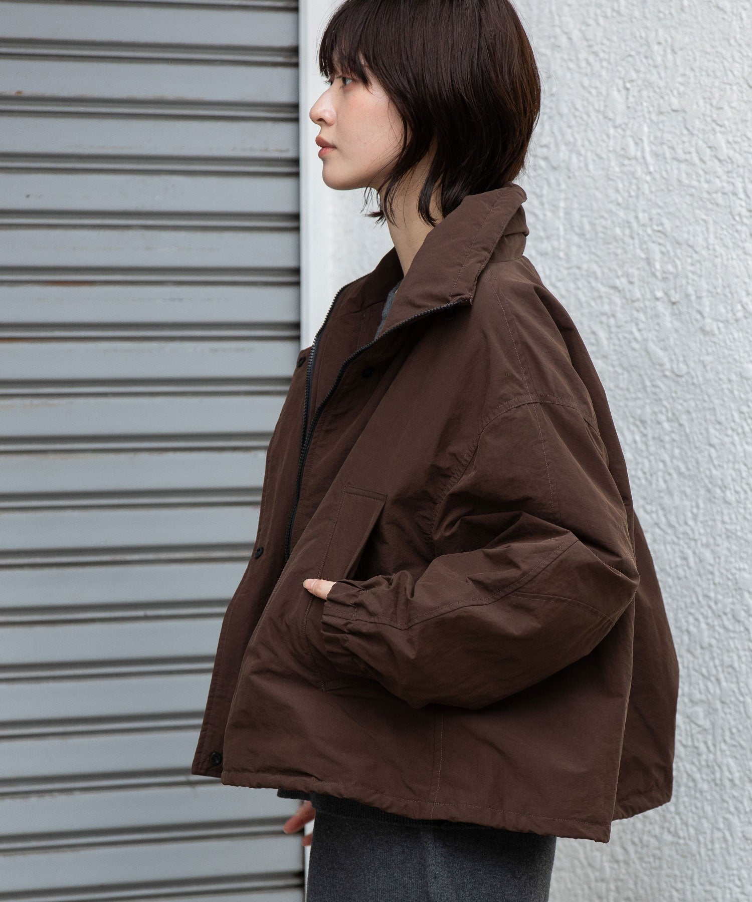 ナイロンコットンタッサー×Octaボンバージャケット – Munich web shop