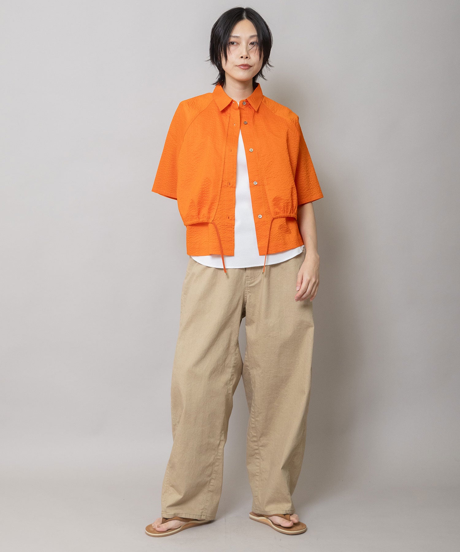 シワ加工コットンローンフラップシャツ – Munich web shop