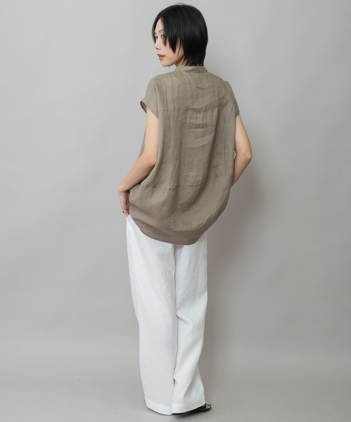 吸水性】【発散性】60sフレンチリネンタックシャツ – Munich web shop